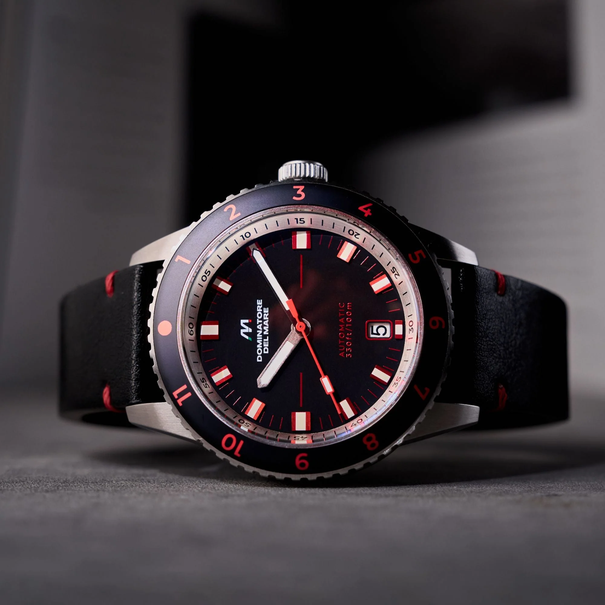 Tropea Automatic Black / Black Leather | Black Dial - Image 3