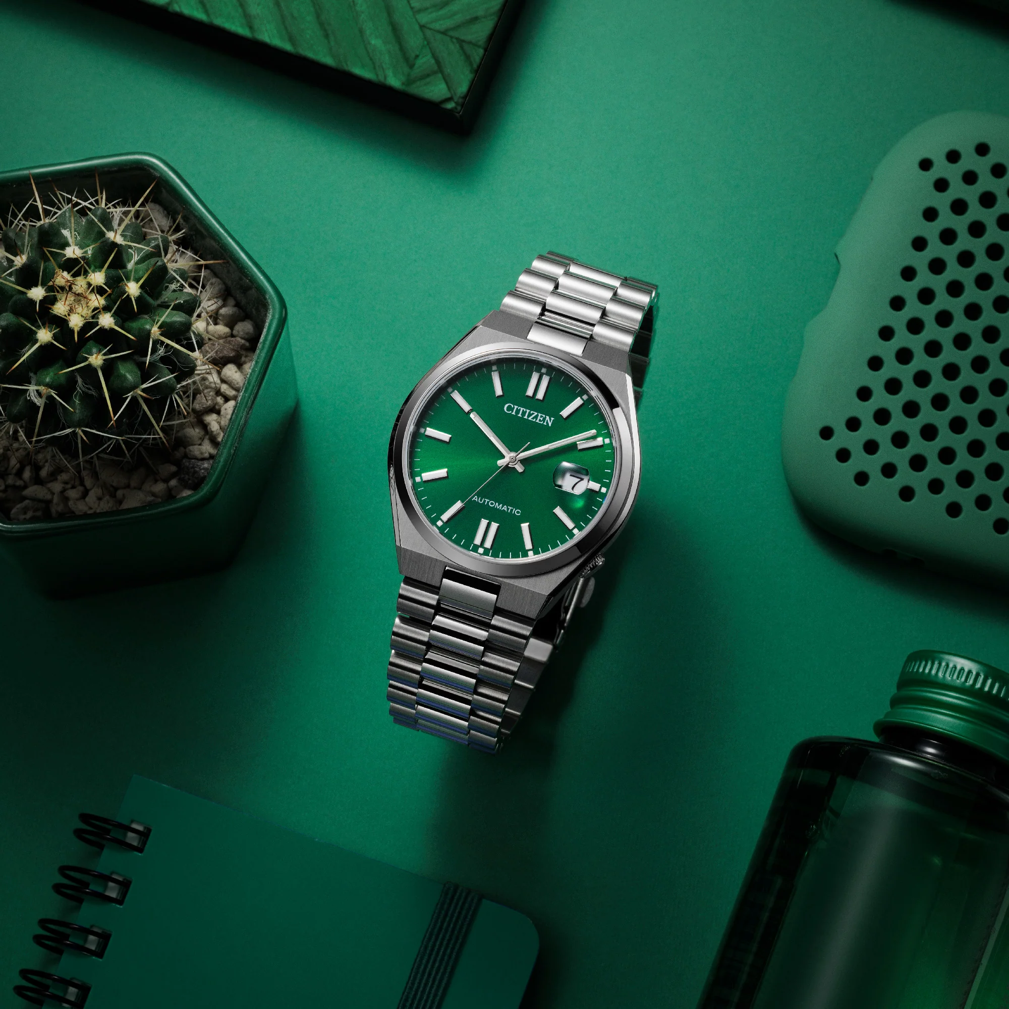 Tsuyosa Green / Stainless Steel Green Dial - Image 4