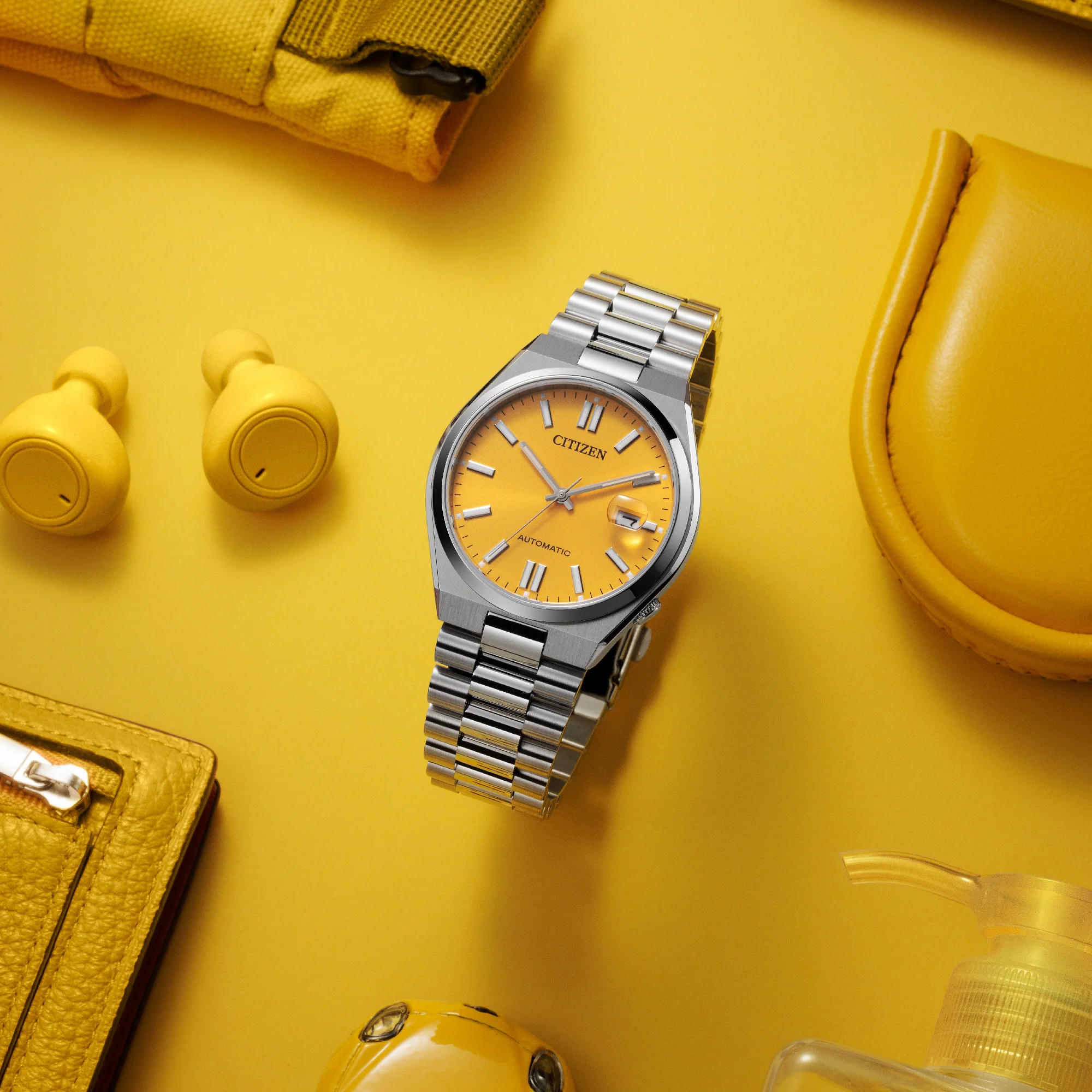 Tsuyosa Yellow / Stainless Steel | Yellow Dial - Image 4