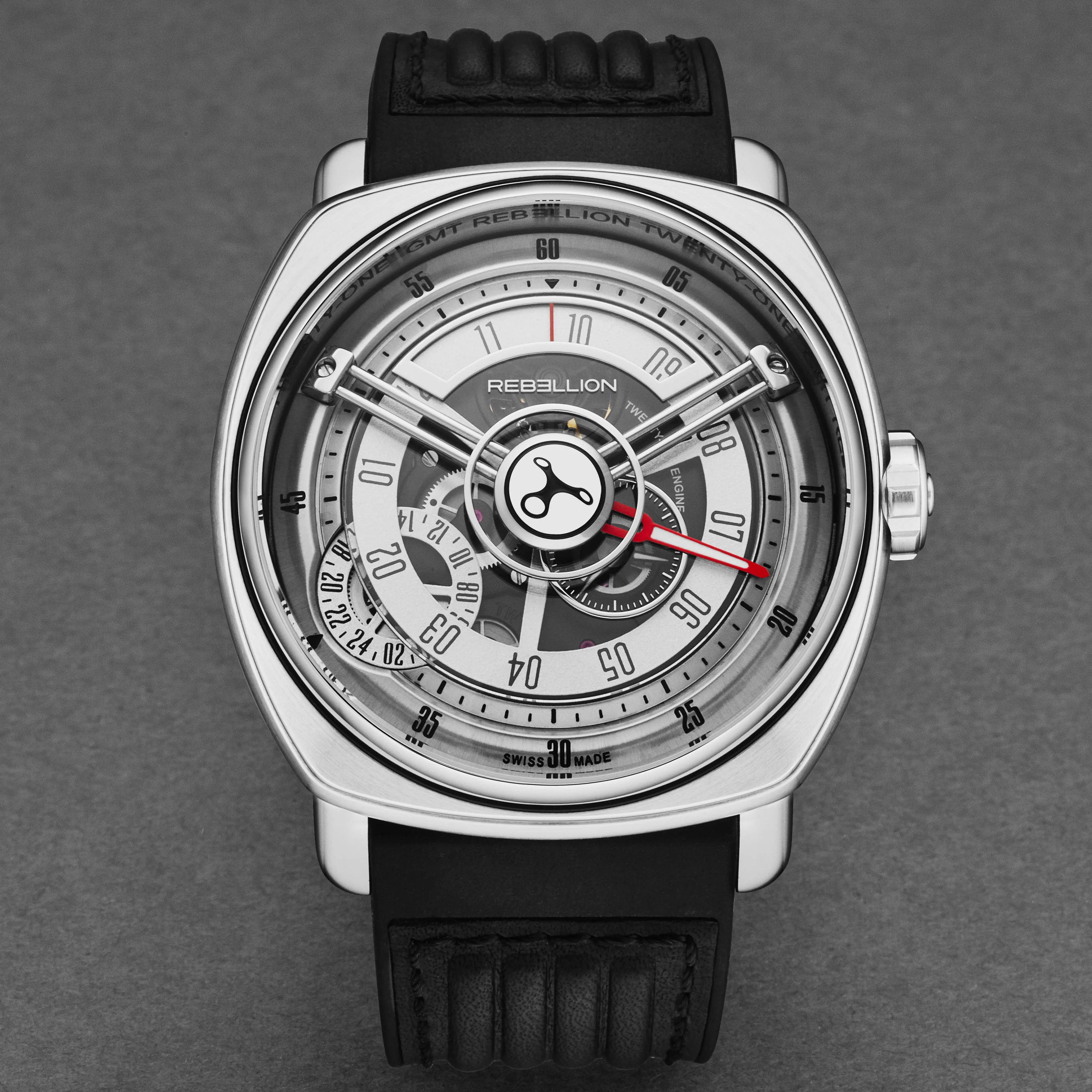 Twenty One RB21GMT.ST.T01 / Silver | Silver Dial - Image 4