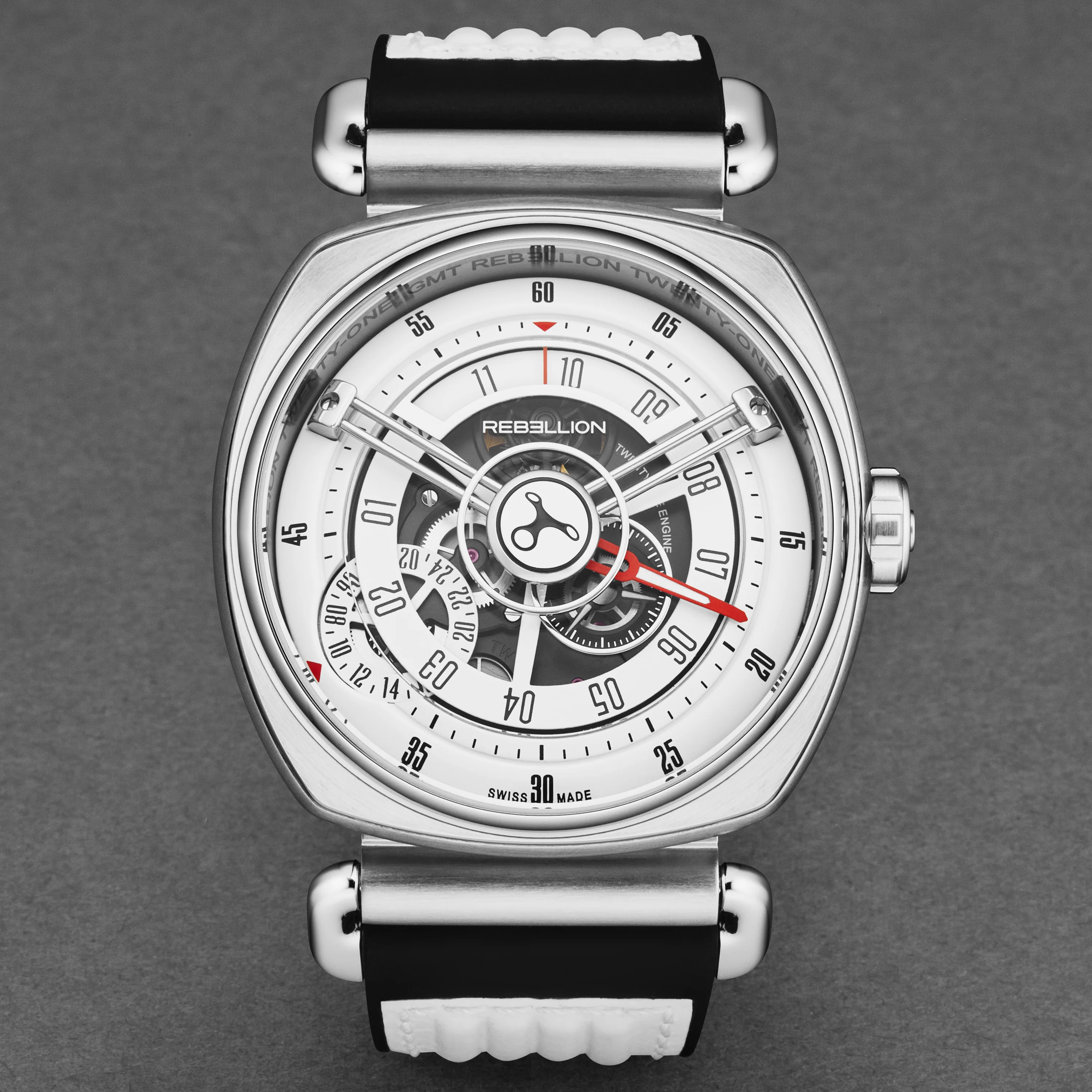 Twenty One RB21GMT.ST.T03 / White | White Dial - Image 4