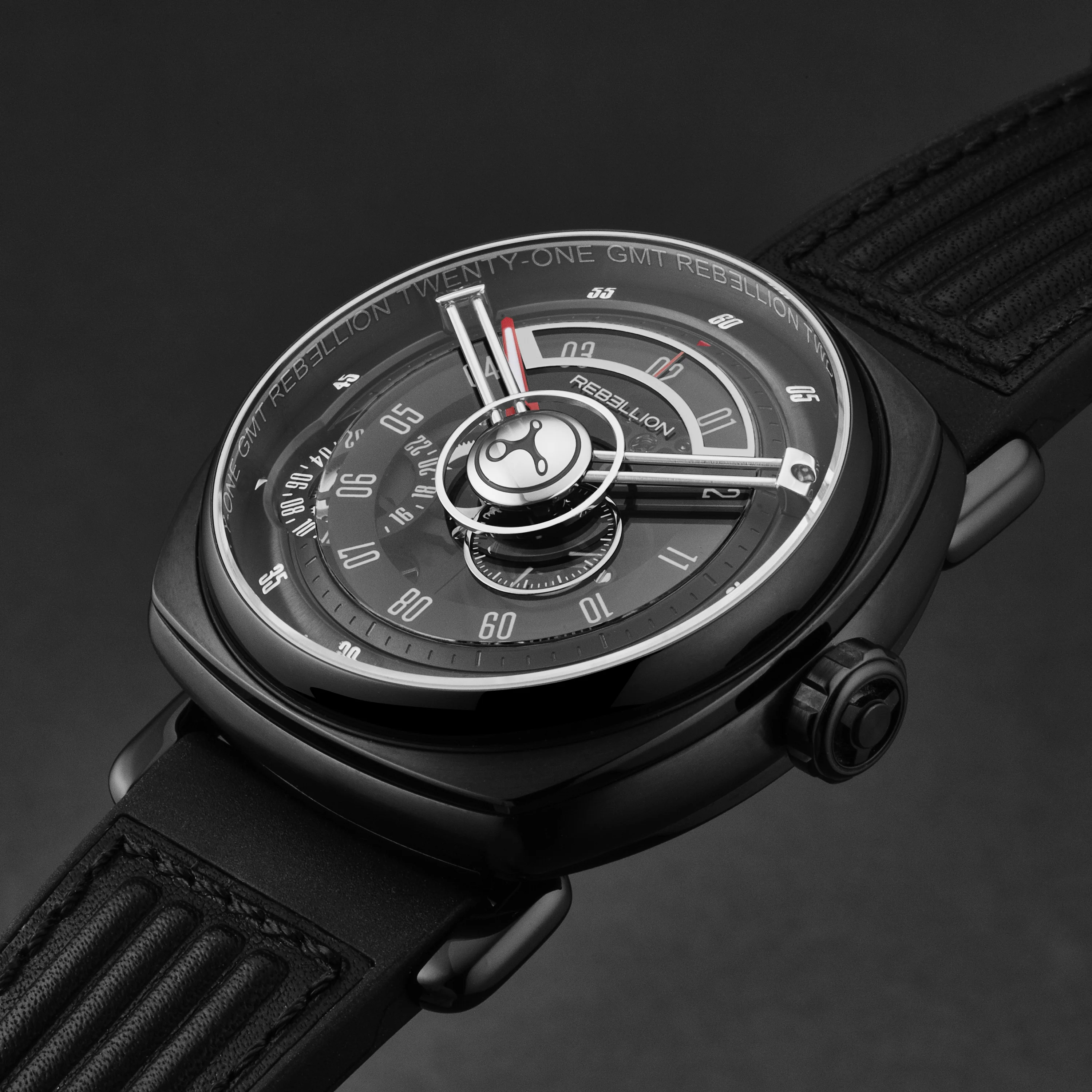 Twenty One RB21GMT.TI.T09 / Black | Black Dial - Image 2