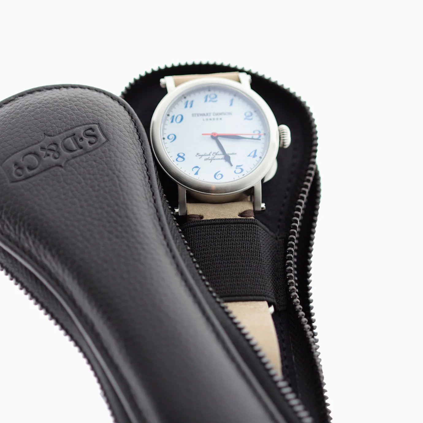 Two Watches Zip Pouch Black - Image 6