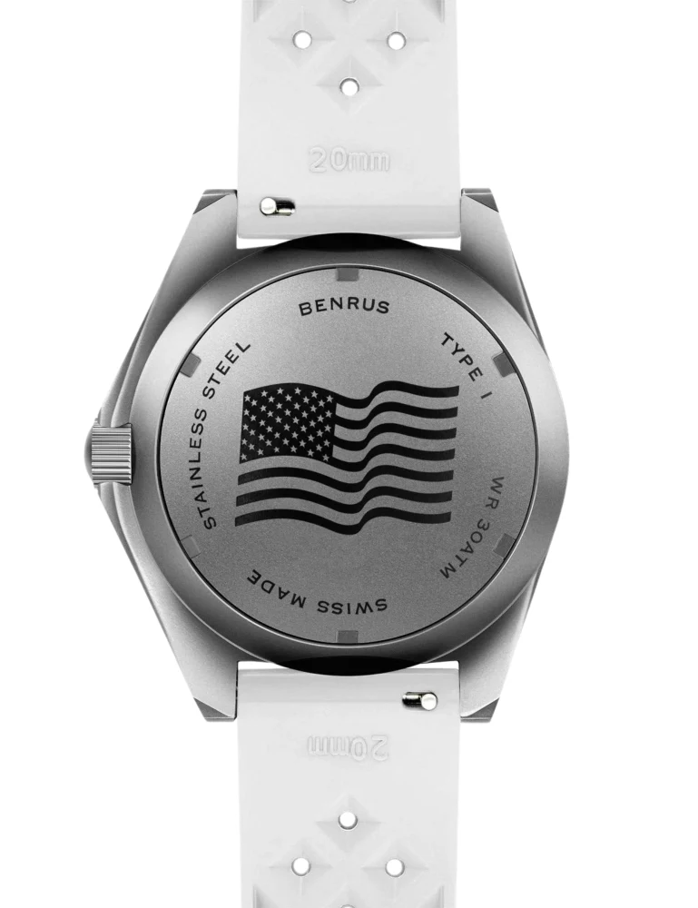Type I-C Military Dive Watch | White Dial - Image 2