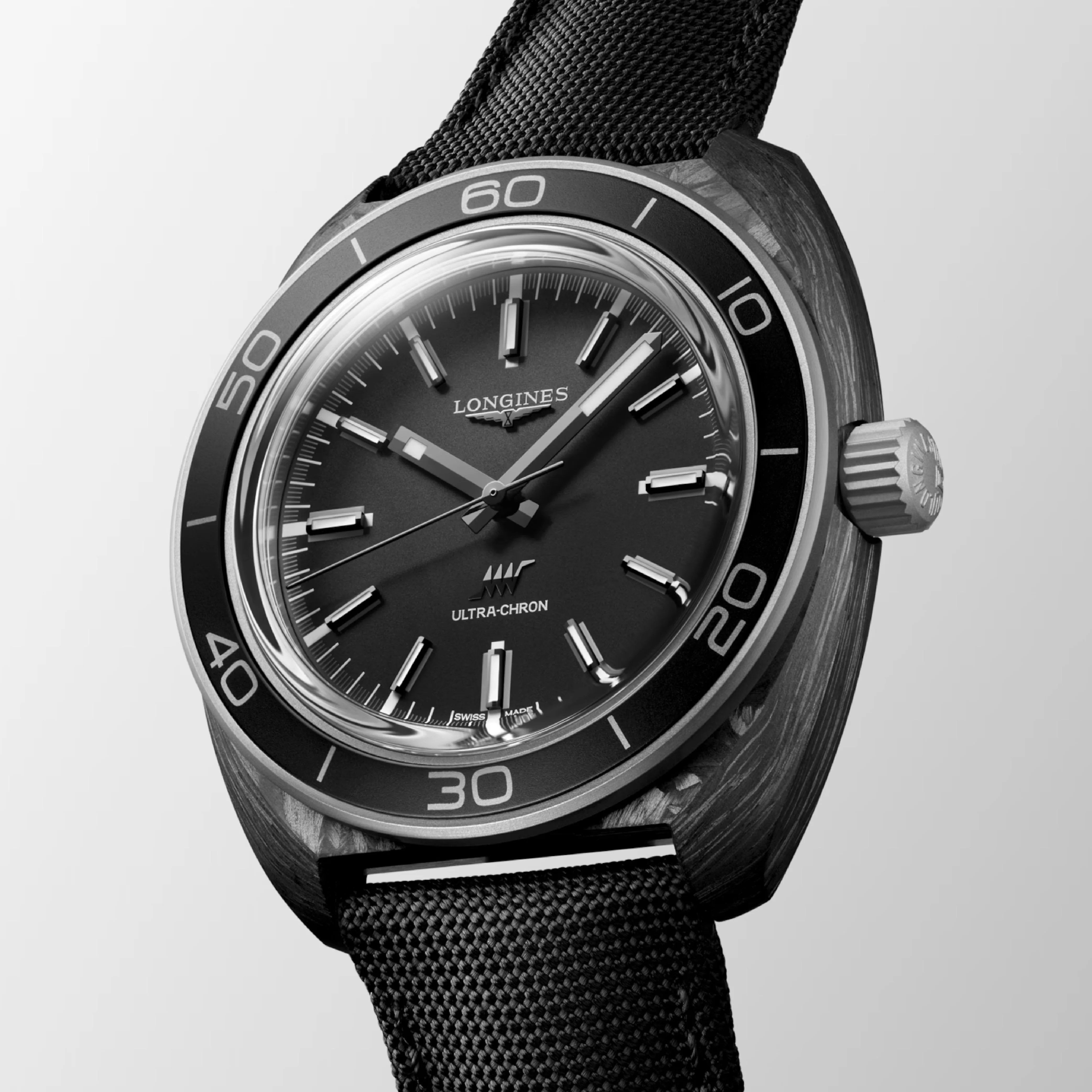 ULTRACHRON CARBON Black / Nylon | Black Dial - Image 4