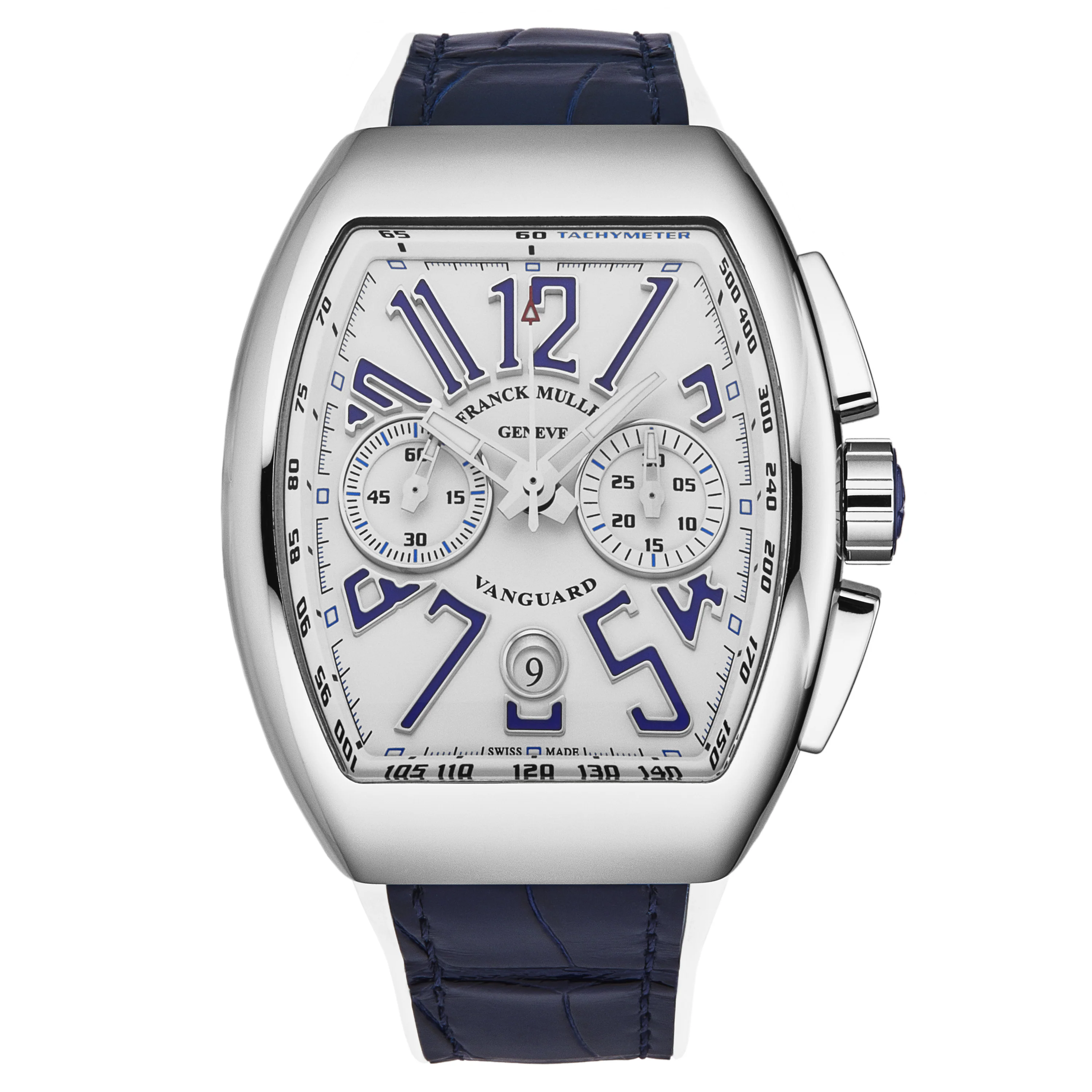 Vanguard 45CCWHTBLU-2 / White | White Dial