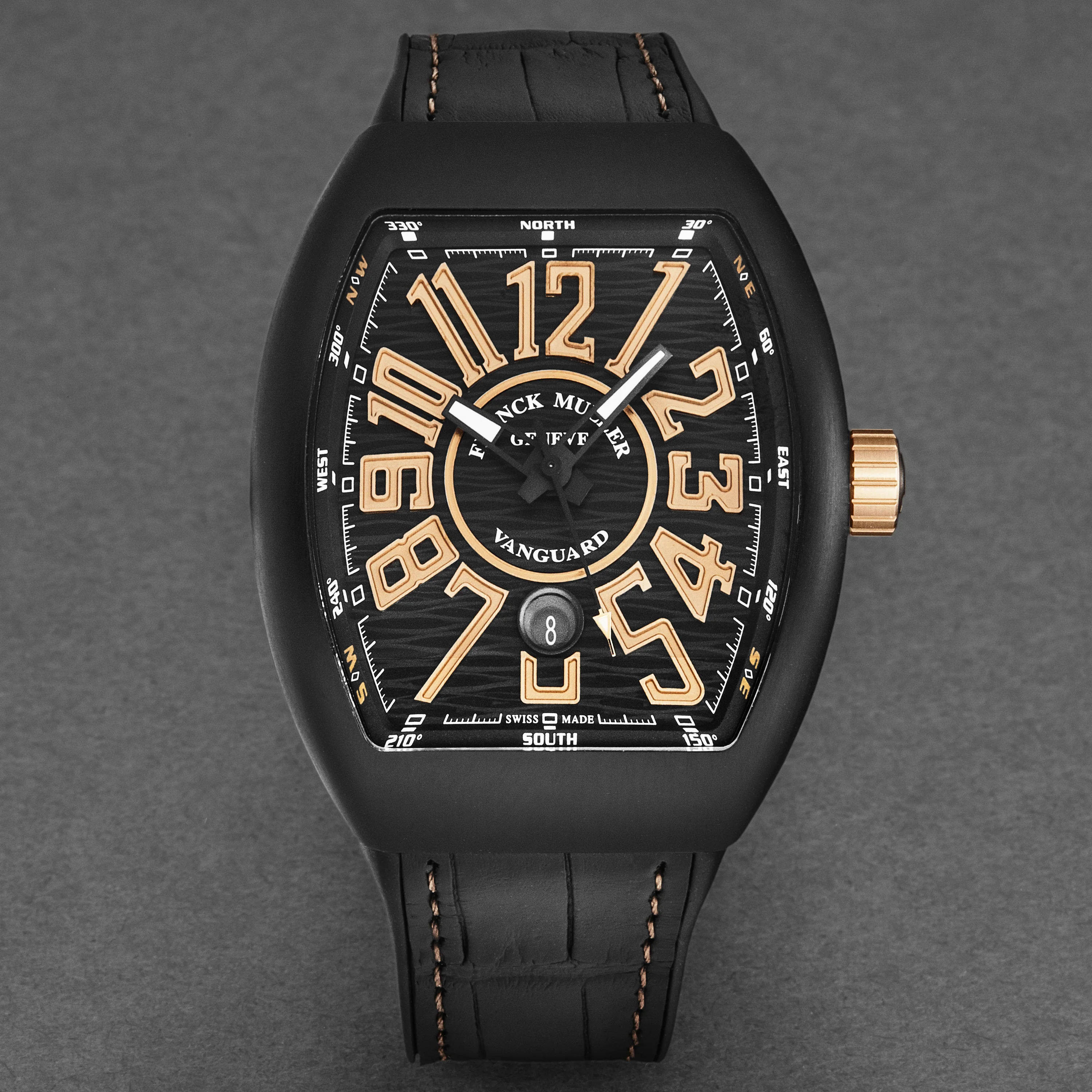 Vanguard 45SCBLKBLKGLD-1 / Black | Black Dial - Image 4