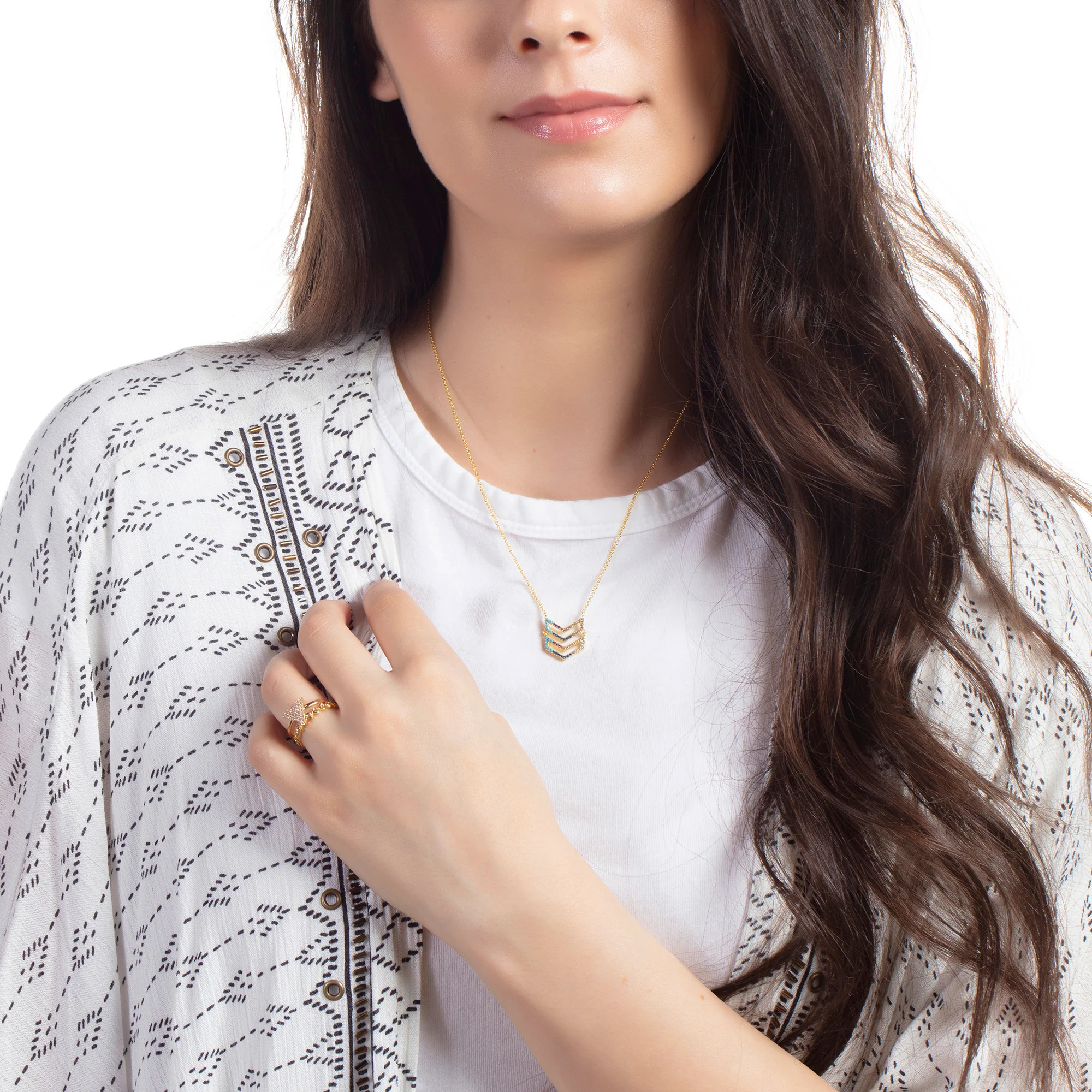 Venice Pendant Necklace 18k Yellow Gold - Image 3