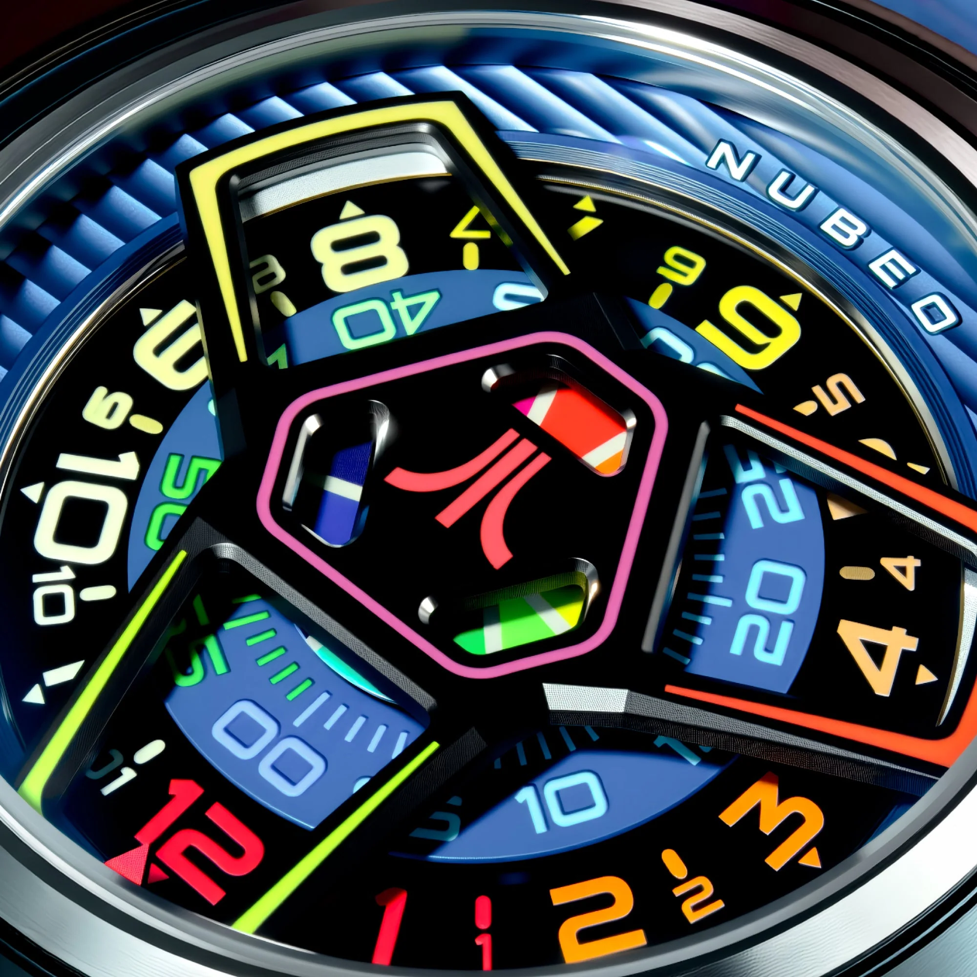 Ventana Automatic Atari Retro Gamer Limited Edition Blue / Rubber Strap | Blue Dial - Image 4