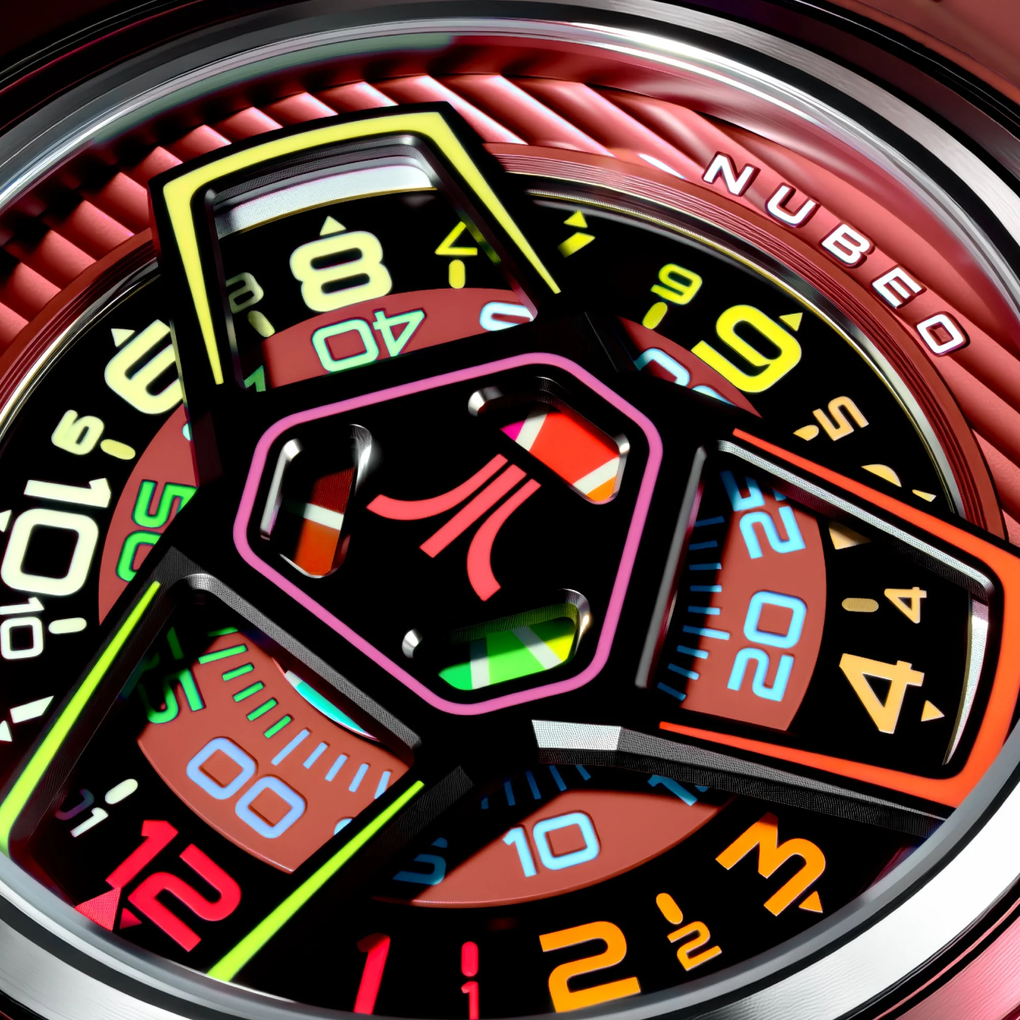 Ventana Automatic Atari Retro Gamer Limited Edition Red / Rubber Strap | Red Dial - Image 4
