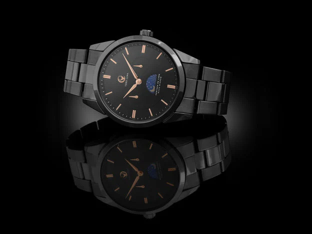 VENTANA DE LUNA BLACK W. ROSE GOLD DIAL | Black Dial - Image 2