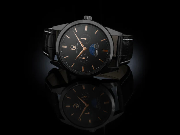 VENTANA DE LUNA BLACK W. ROSE GOLD DIAL | Black Dial - Image 3