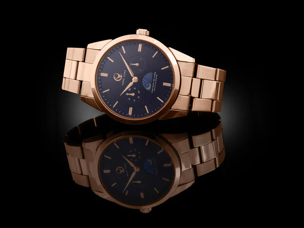 VENTANA DE LUNA ROSE GOLD W. BLUE DIAL | Blue Dial - Image 2