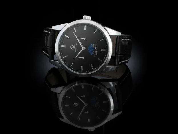 VENTANA DE LUNA SILVER W. BLACK DIAL | Black Dial - Image 3