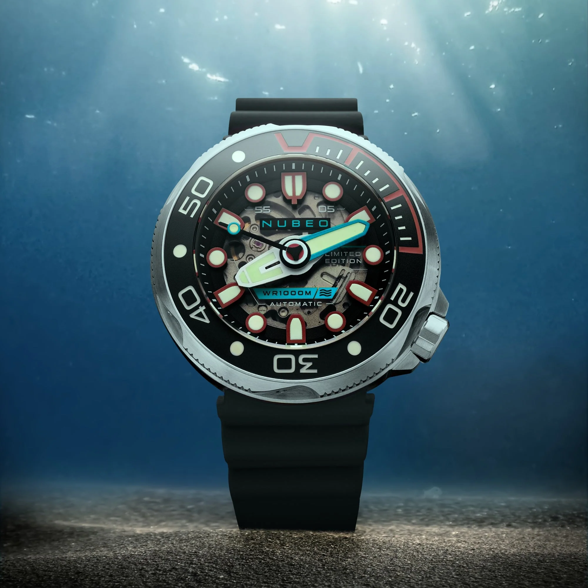 Ventana Skeleton Automatic Limited Edition Black / Silicone | Black Dial - Image 3
