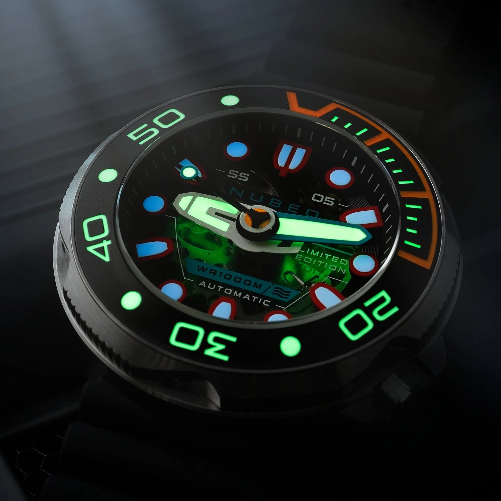 Ventana Skeleton Automatic Limited Edition Black / Silicone | Black Dial - Image 4