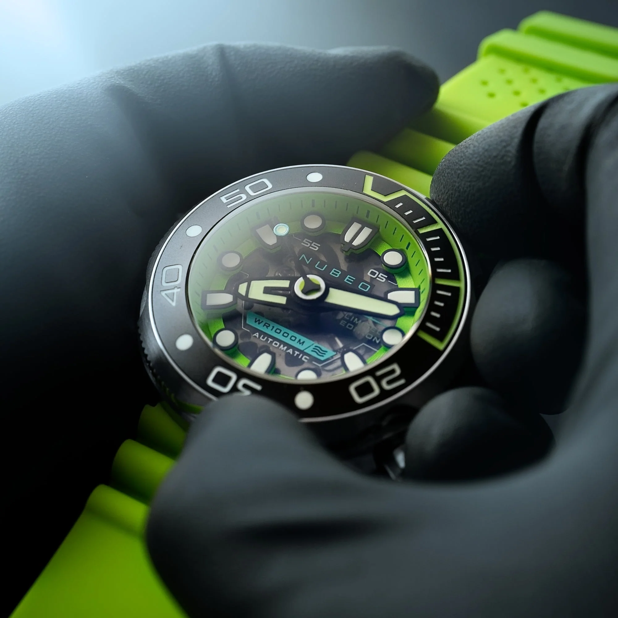 Ventana Skeleton Automatic Limited Edition Green / Silicone | Green Dial - Image 2