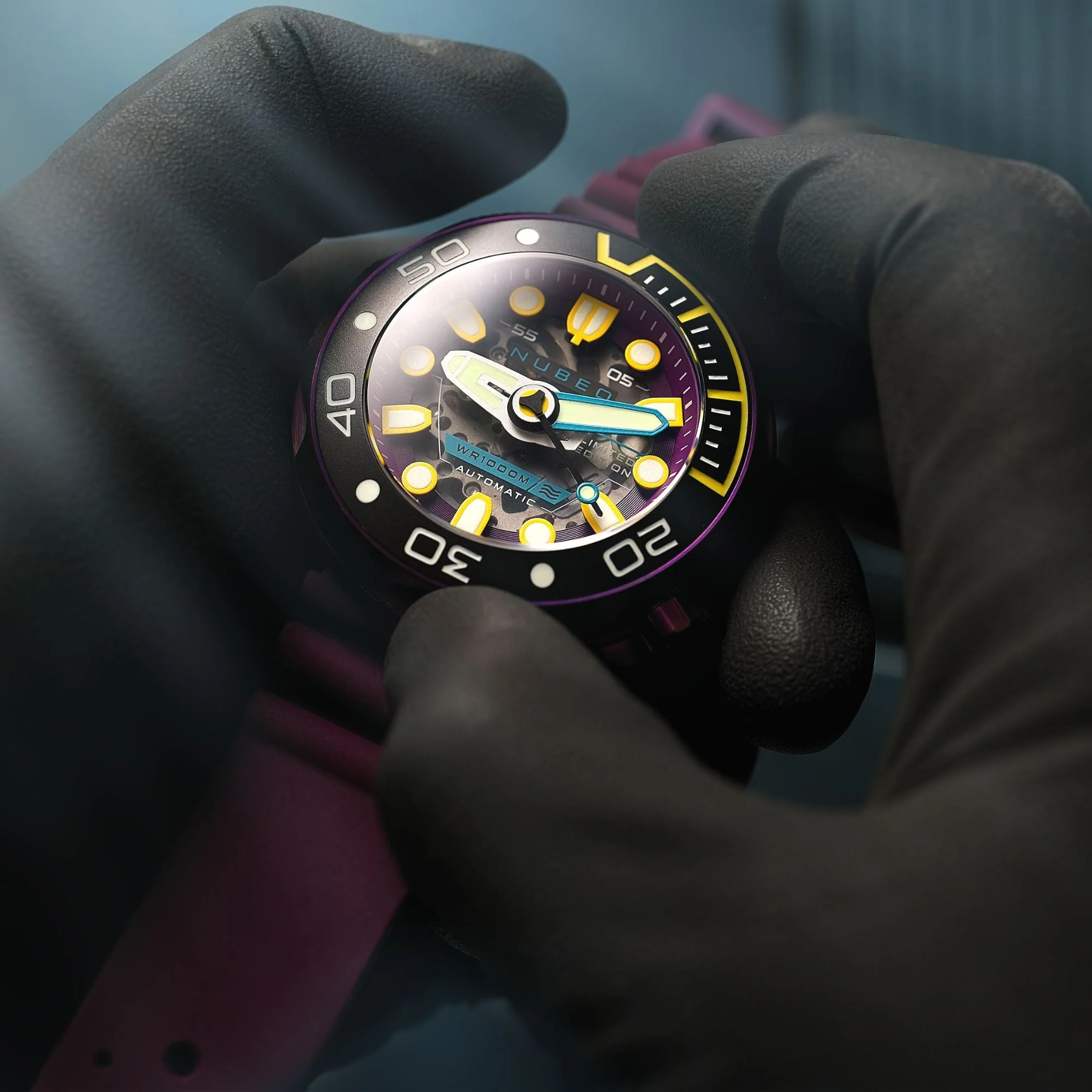 Ventana Skeleton Automatic Limited Edition Purple / Purple | Purple Dial - Image 3