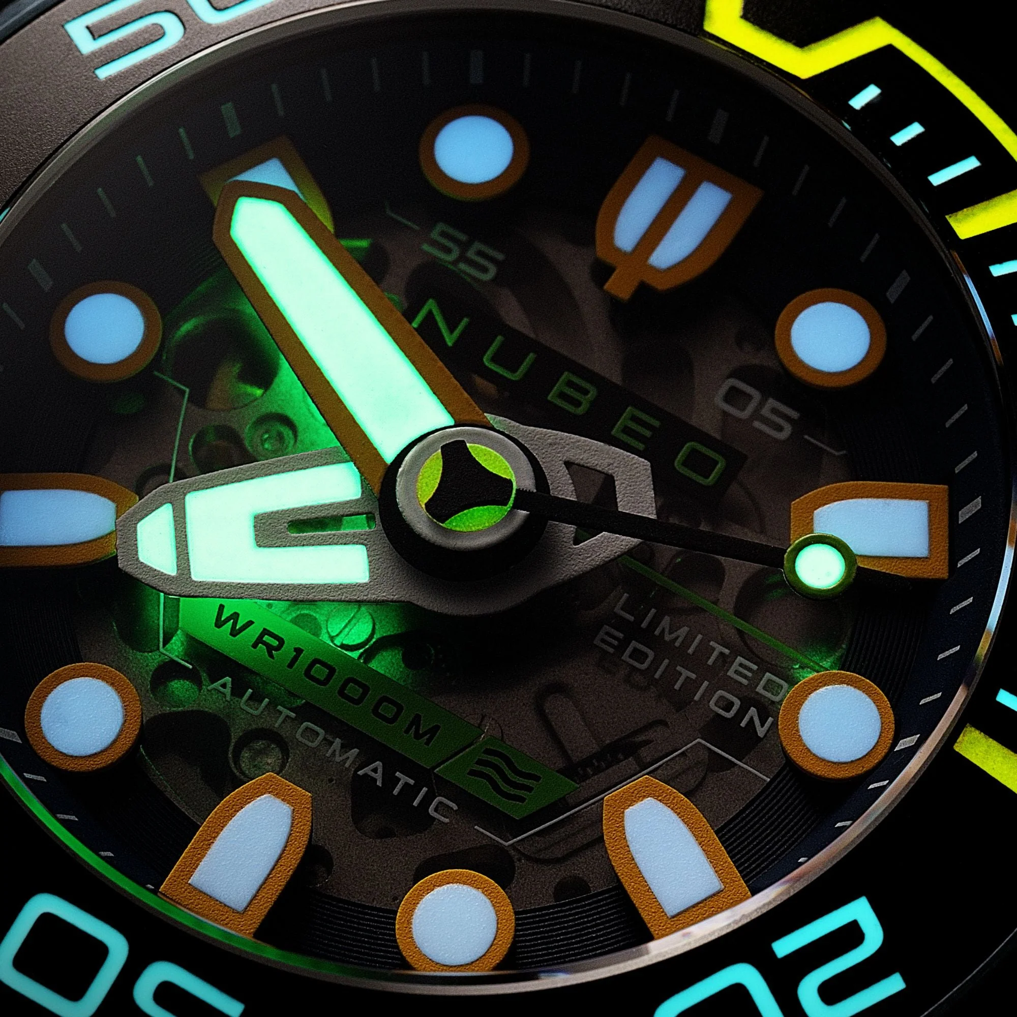 Ventana Skeleton Automatic Limited Edition Set Blue / Silicone | Blue Dial - Image 4