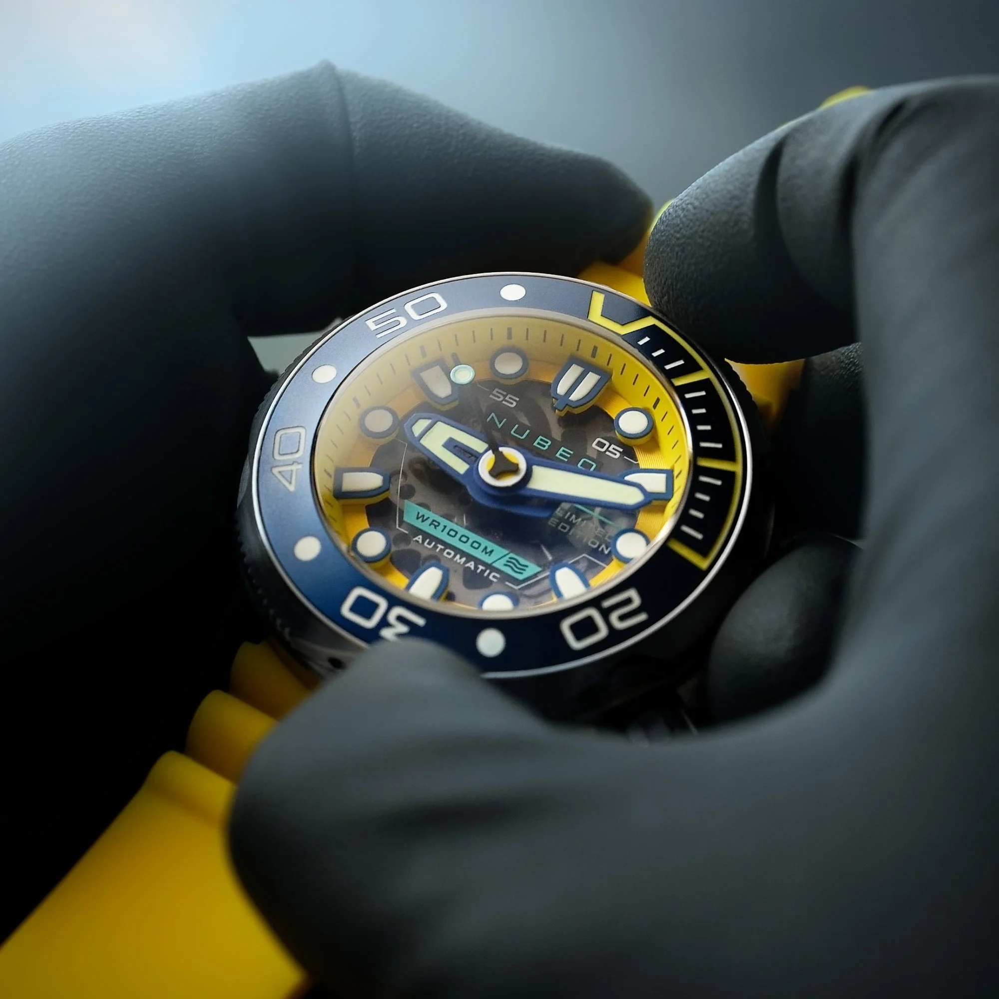 Ventana Skeleton Automatic Limited Edition Yellow / Silicone | Yellow Dial - Image 2
