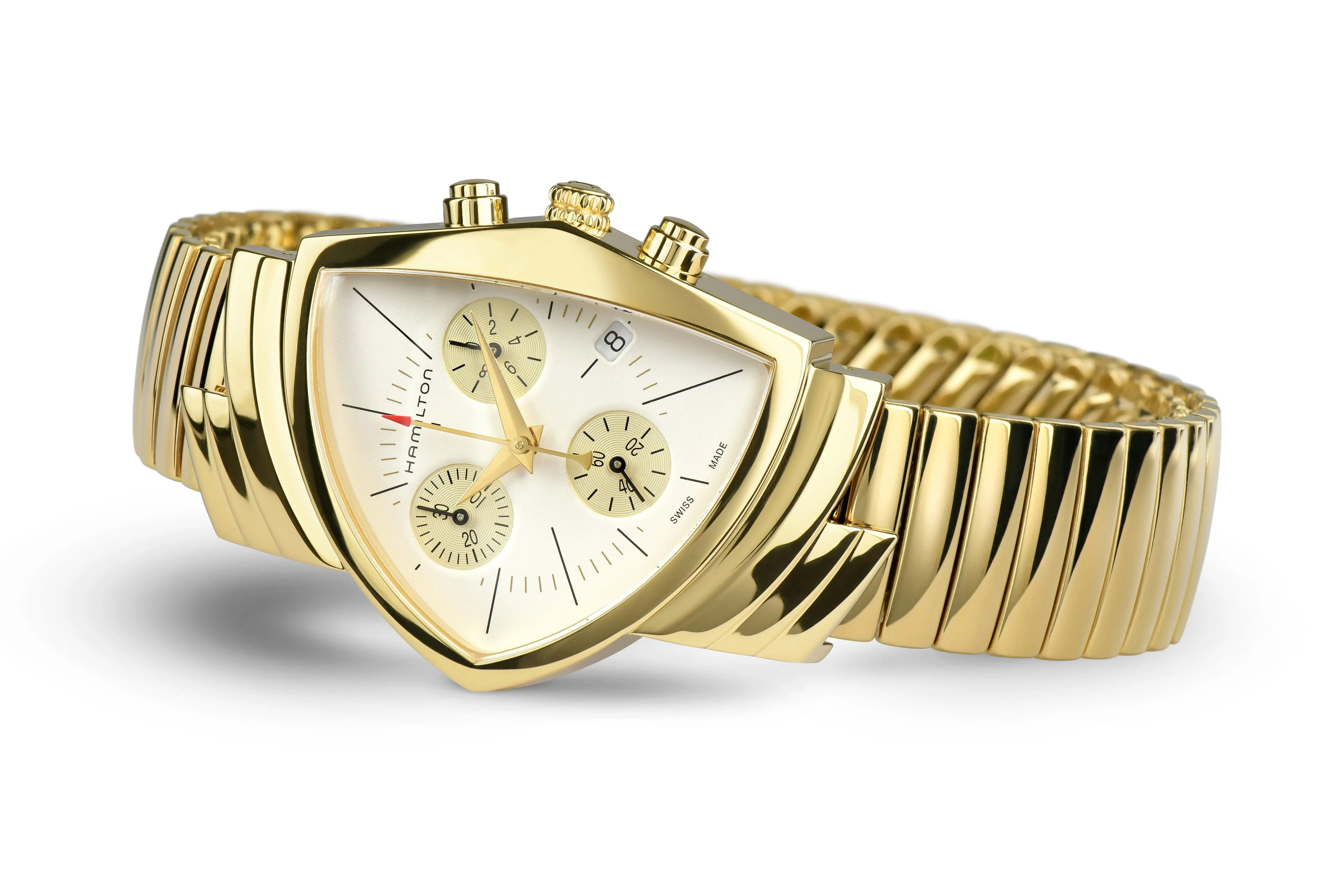 Ventura PVD Yellow | Silver Dial - Image 2