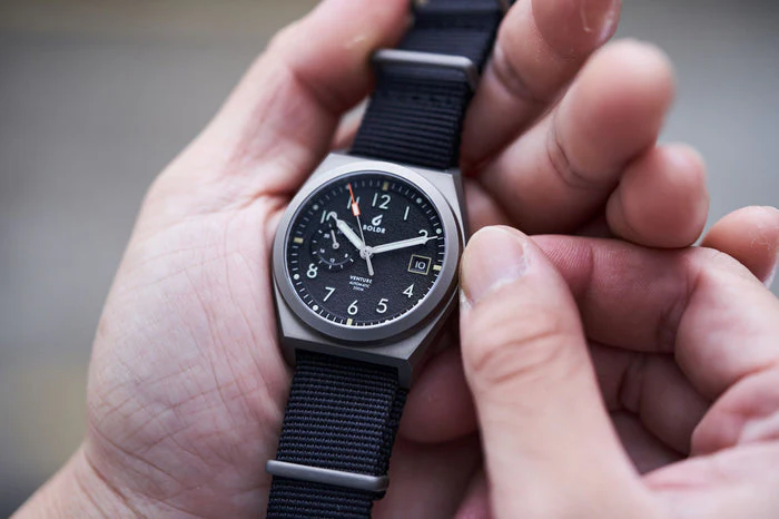 Venture Wayfarer Black | Black Dial - Image 2