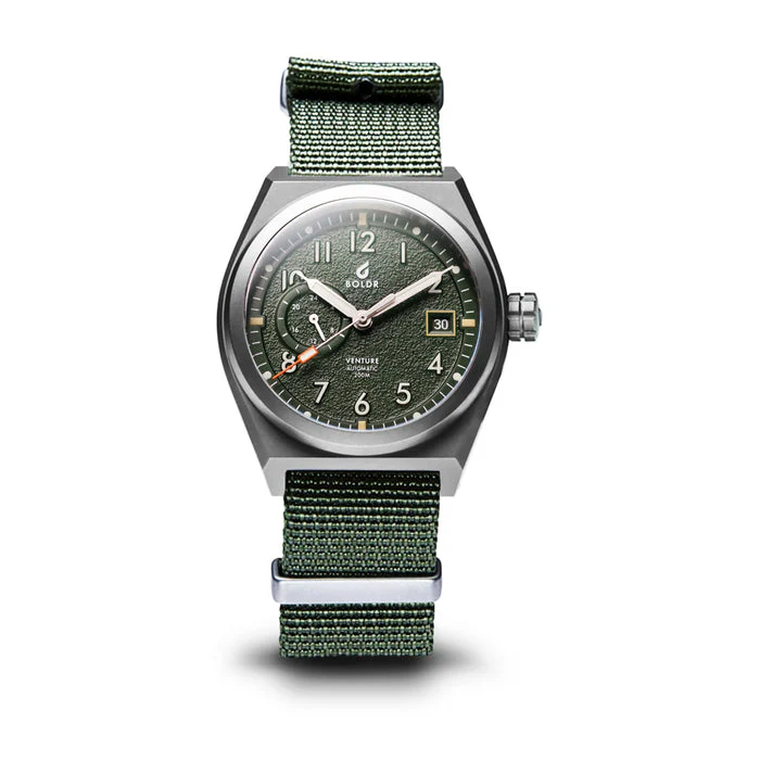 Venture Wayfarer Olive | Green Dial