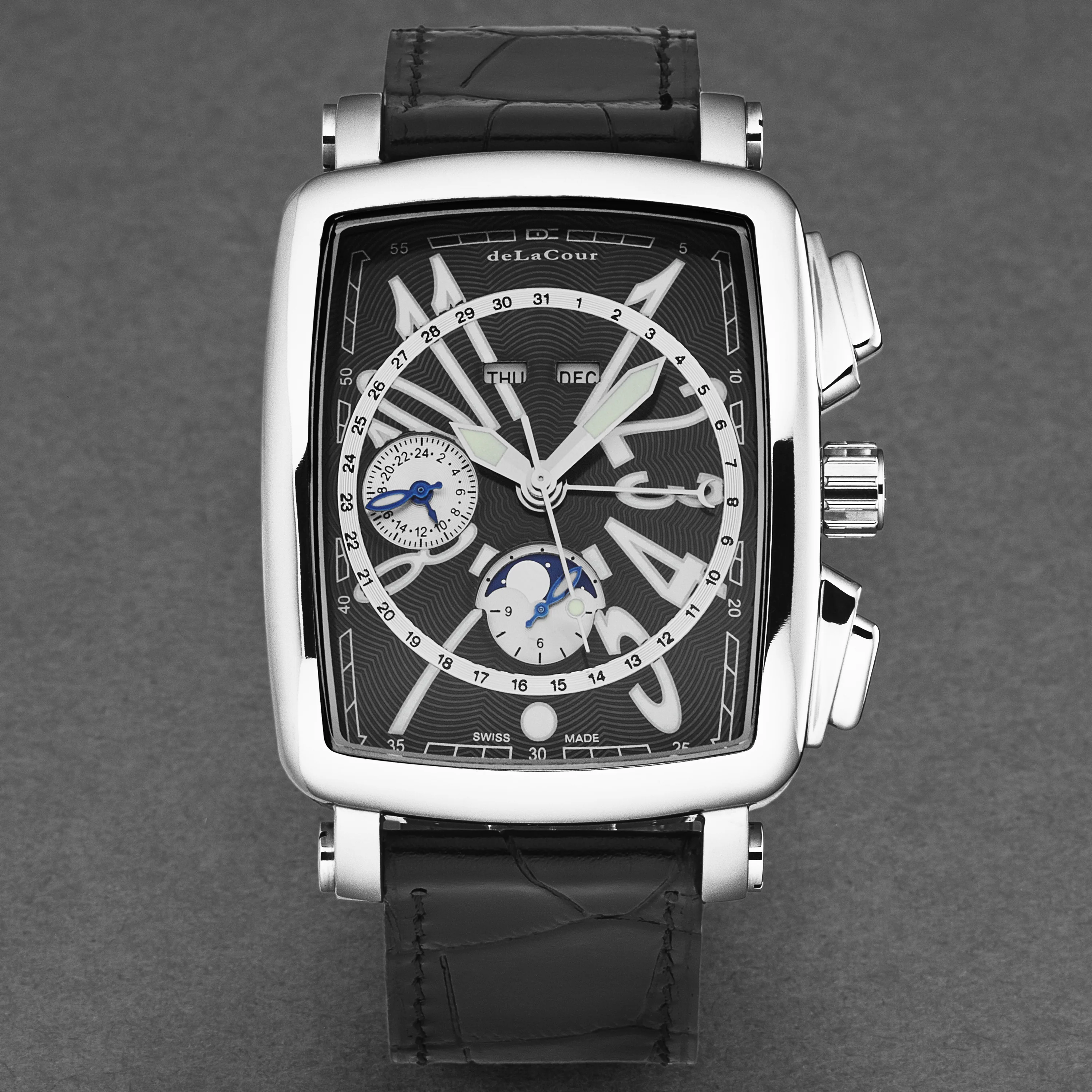 ViaLarga WAST1026-BLK / Black | Black Dial - Image 4