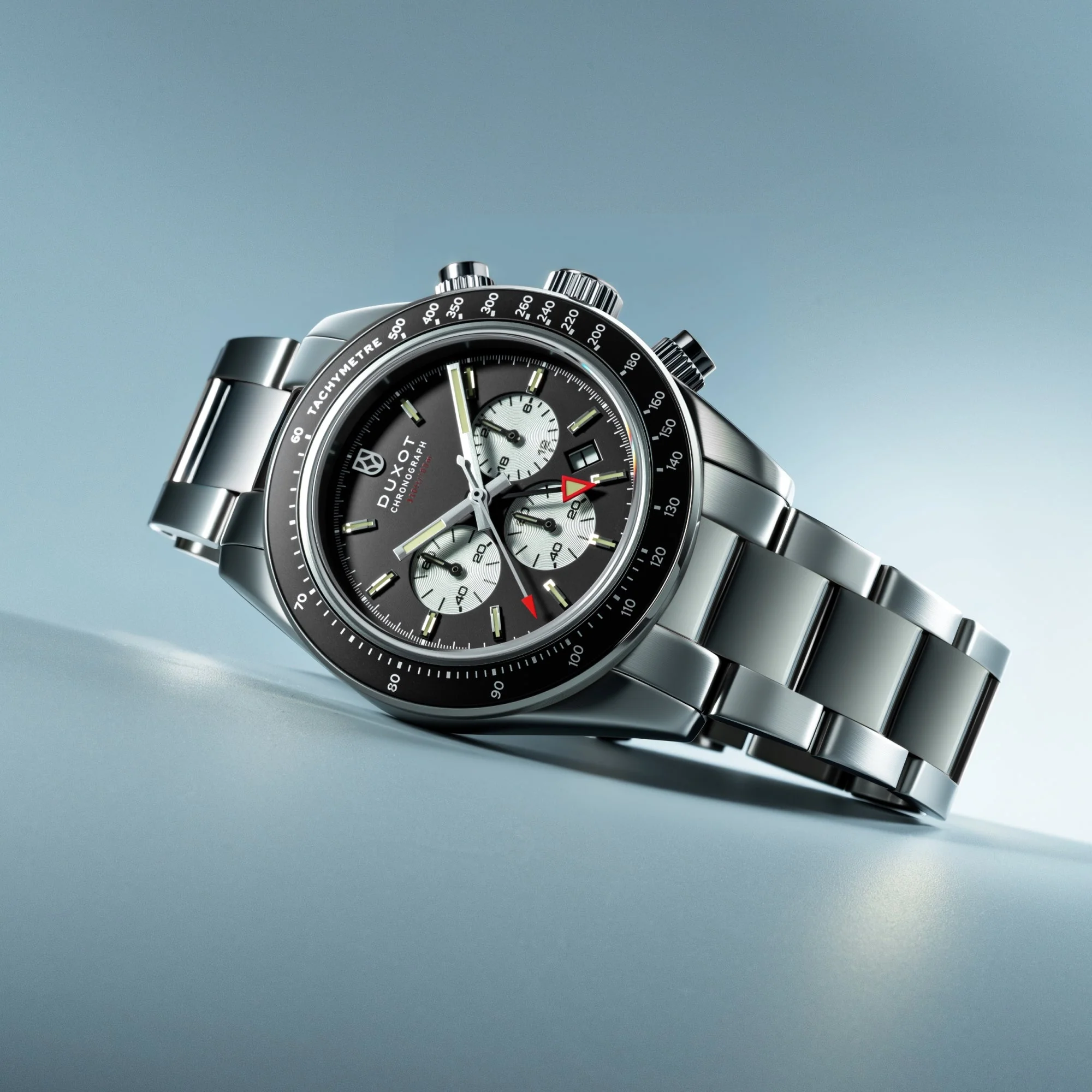 Vitesse Dual Time Chronograph Black / Stainless Steel | Black Dial - Image 4