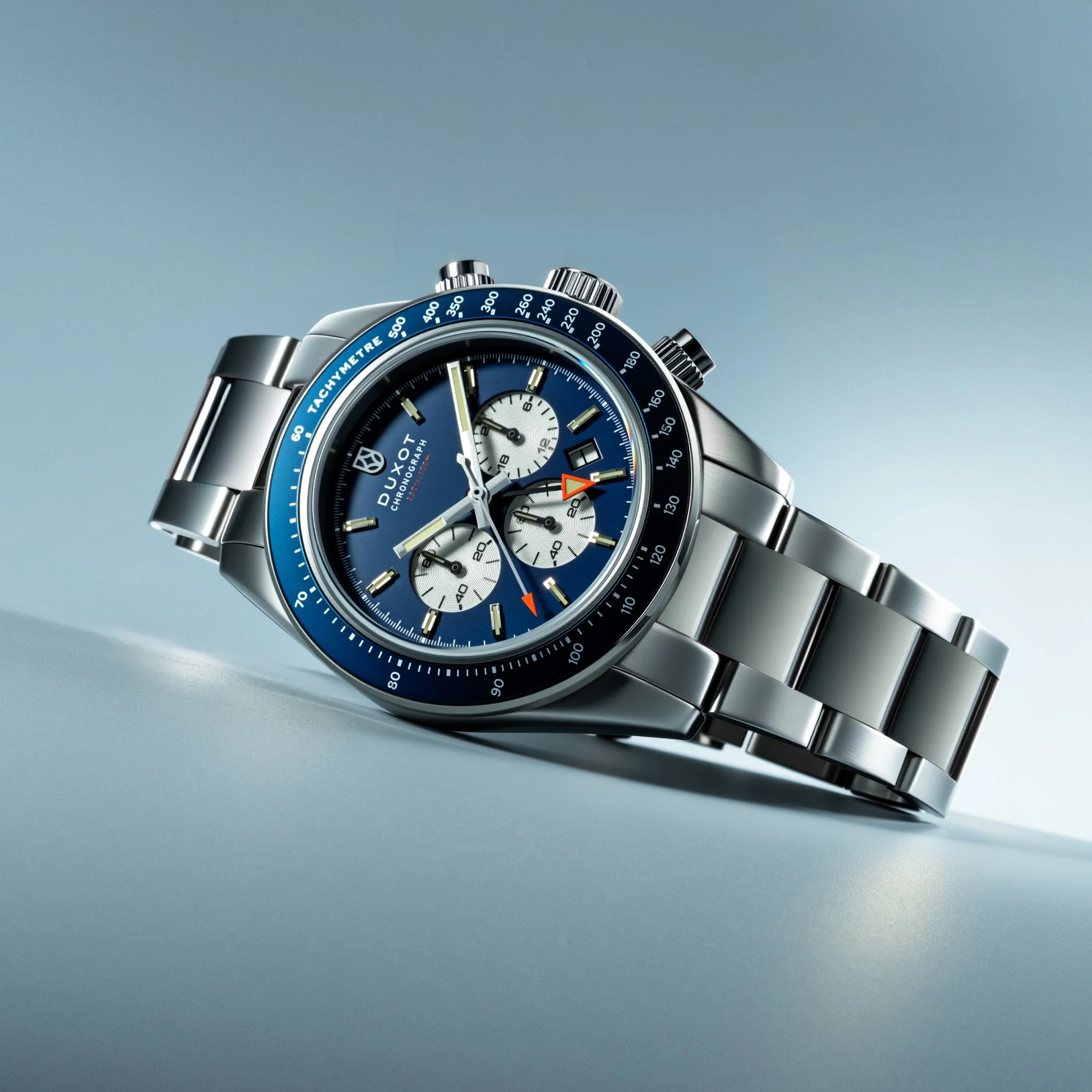 Vitesse Dual Time Chronograph Blue / Stainless Steel Blue Dial - Image 4