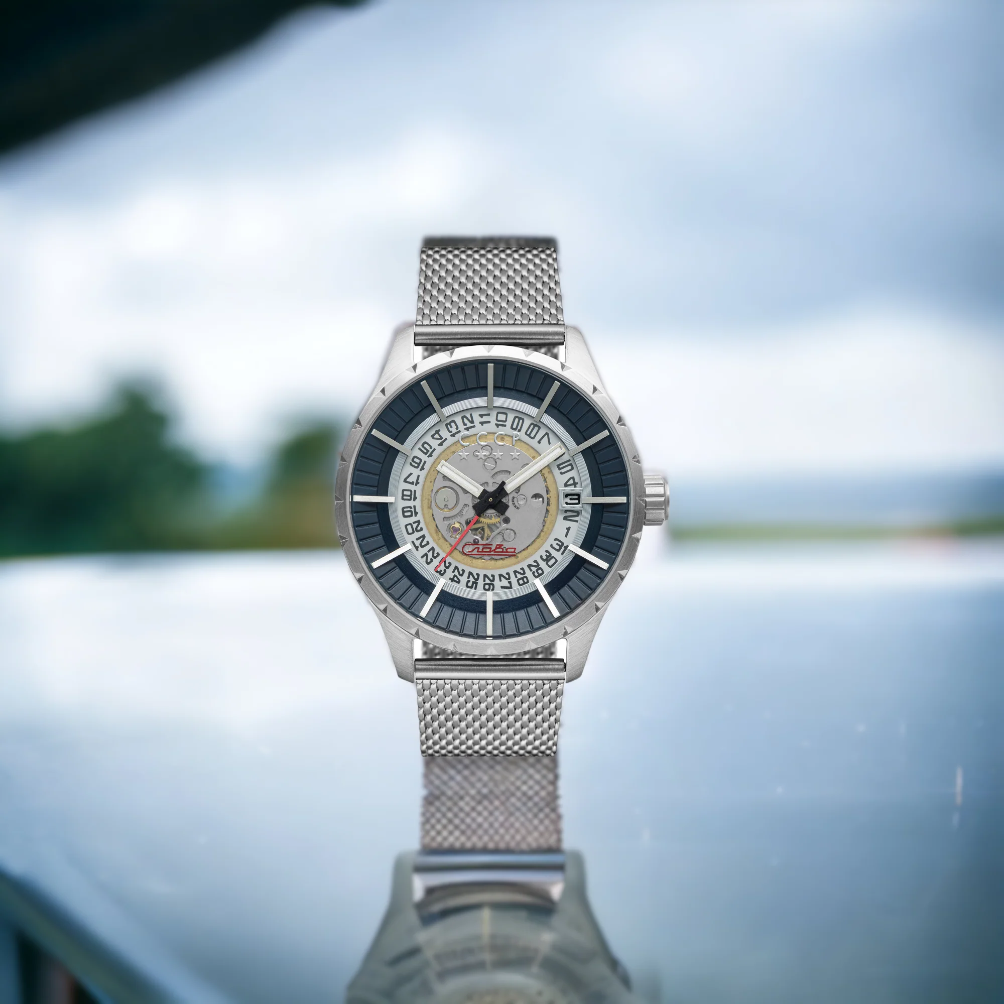 Vlasov Automatic Blue / Stainless Steel | Blue Dial - Image 2