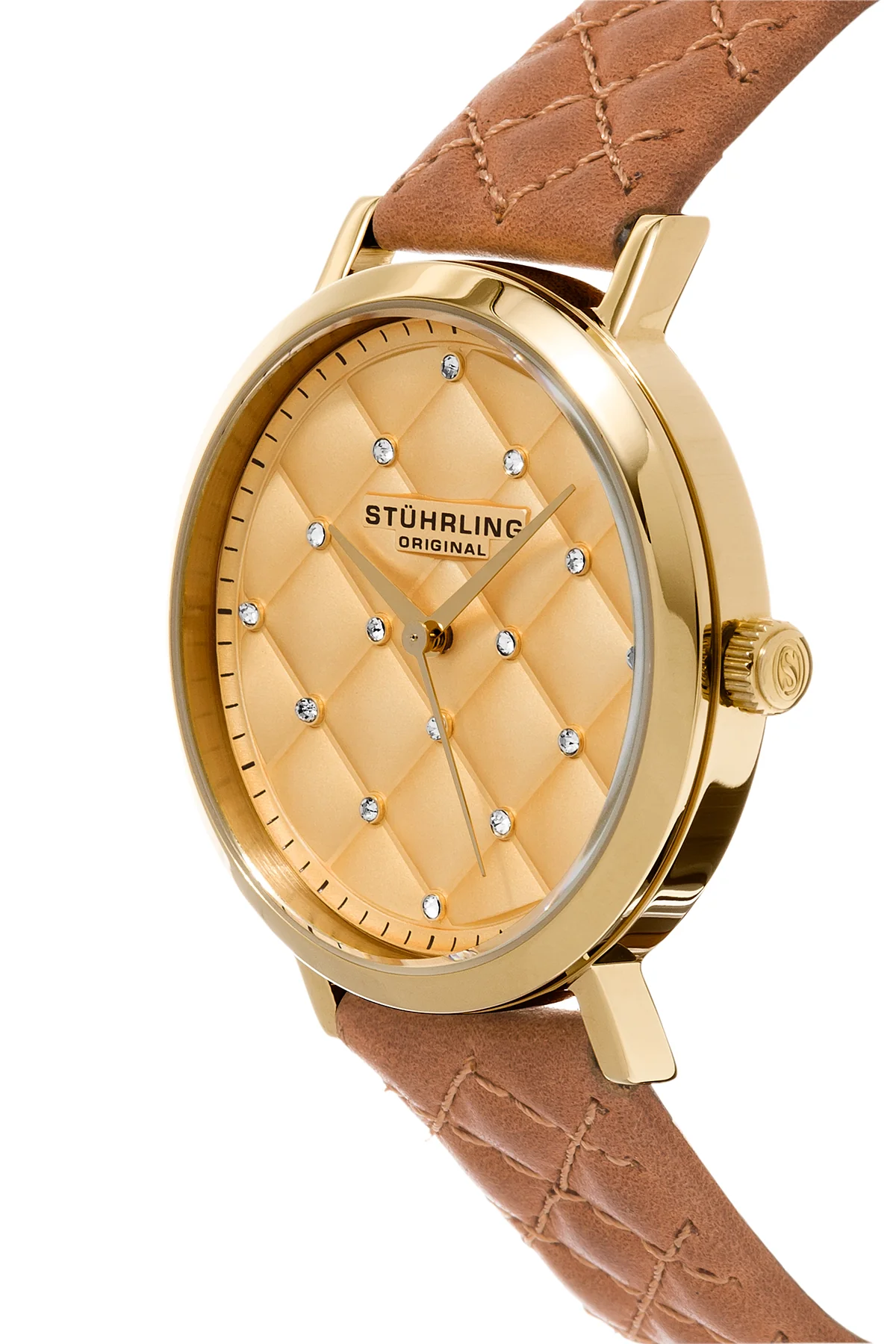 Vogue-462.02 Tan Leather | Gold Dial - Image 4