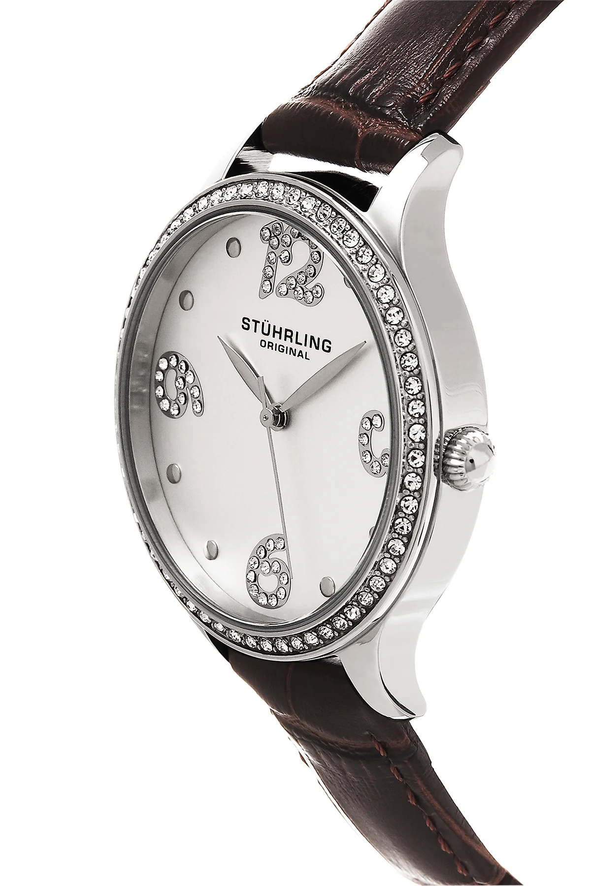 Vogue-560.01 Brown Leather | Silver Dial - Image 4