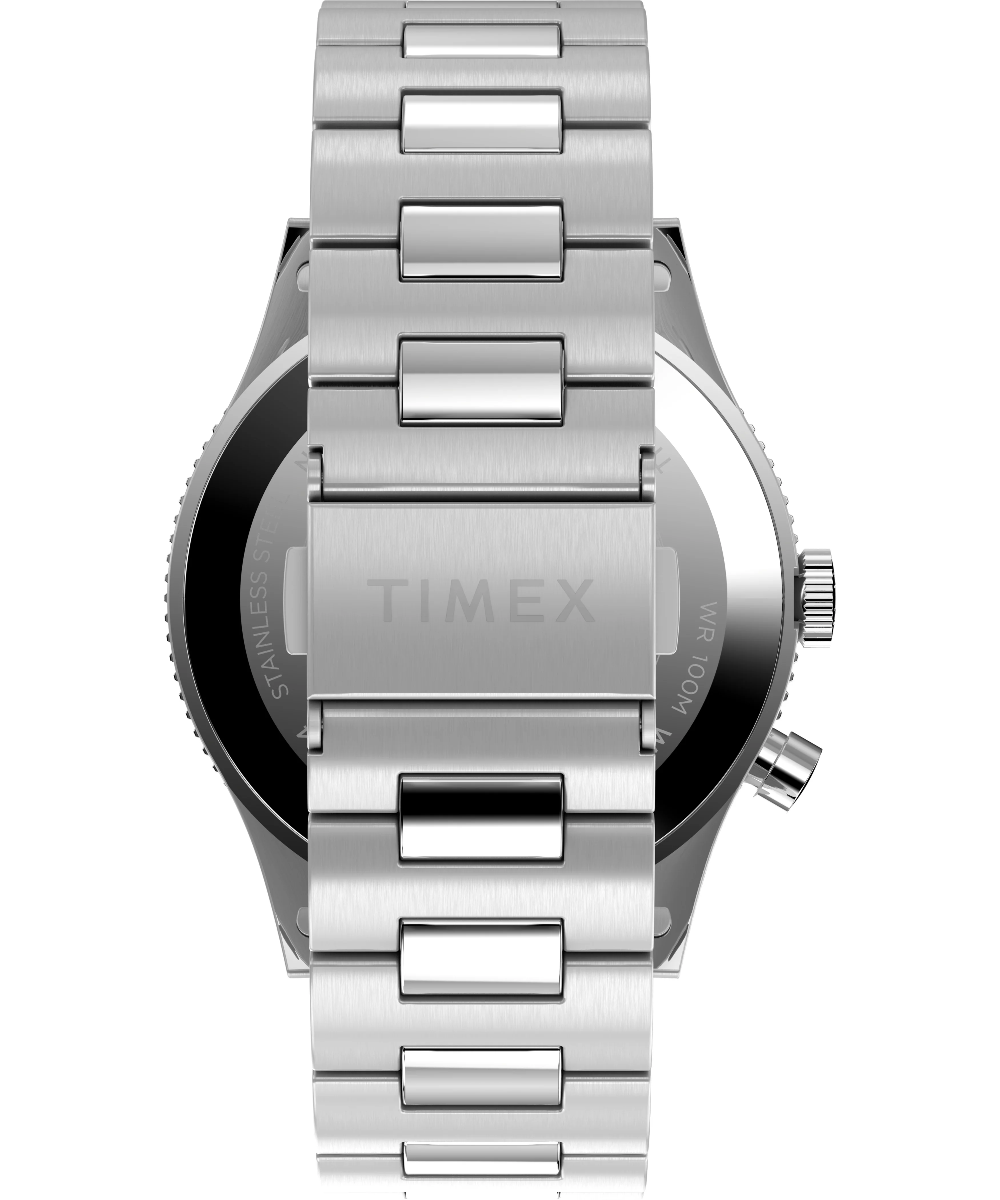 WATERBURY Stainless Steel / Stainless Steel | Black Dial - Image 4