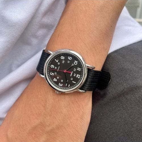 Weekender Black / Canvas | Black Dial - Image 10