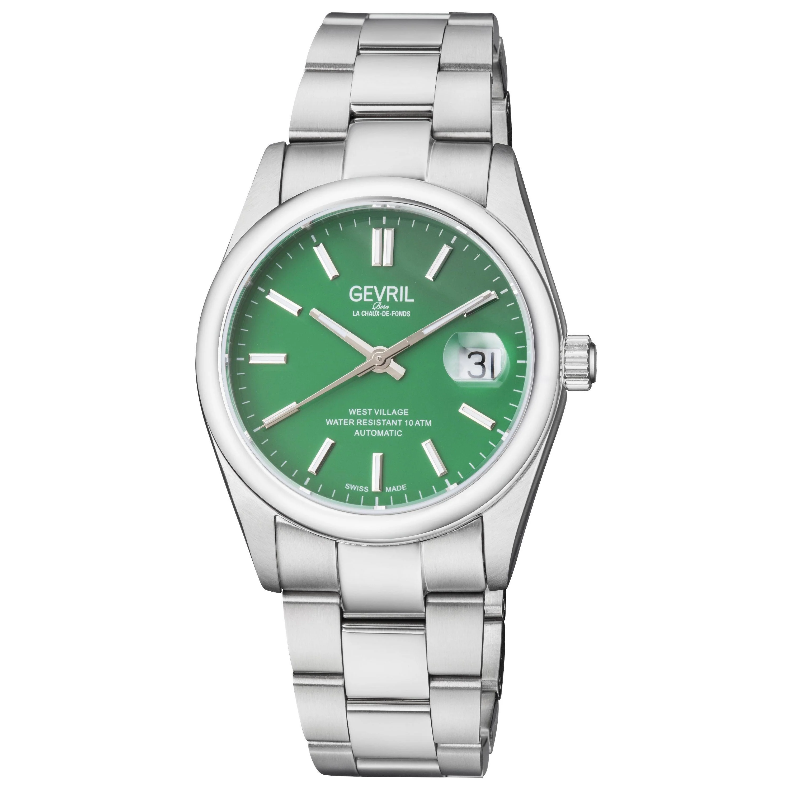 West Village Gevril Sellita SW200 Swiss Automatic Steel Watch - Image 4