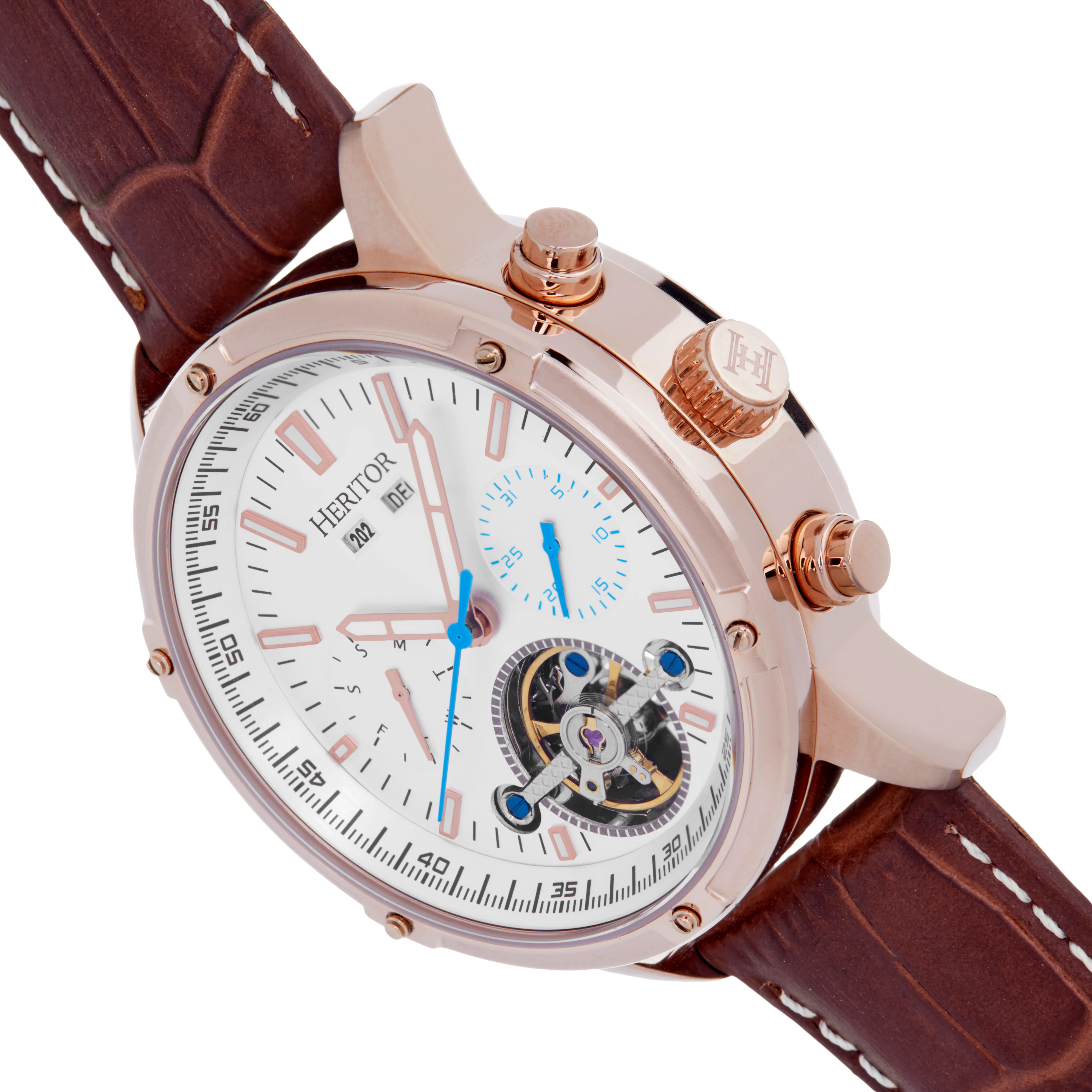 Wilhelm Brown/Rose Gold | Silver Dial - Image 3