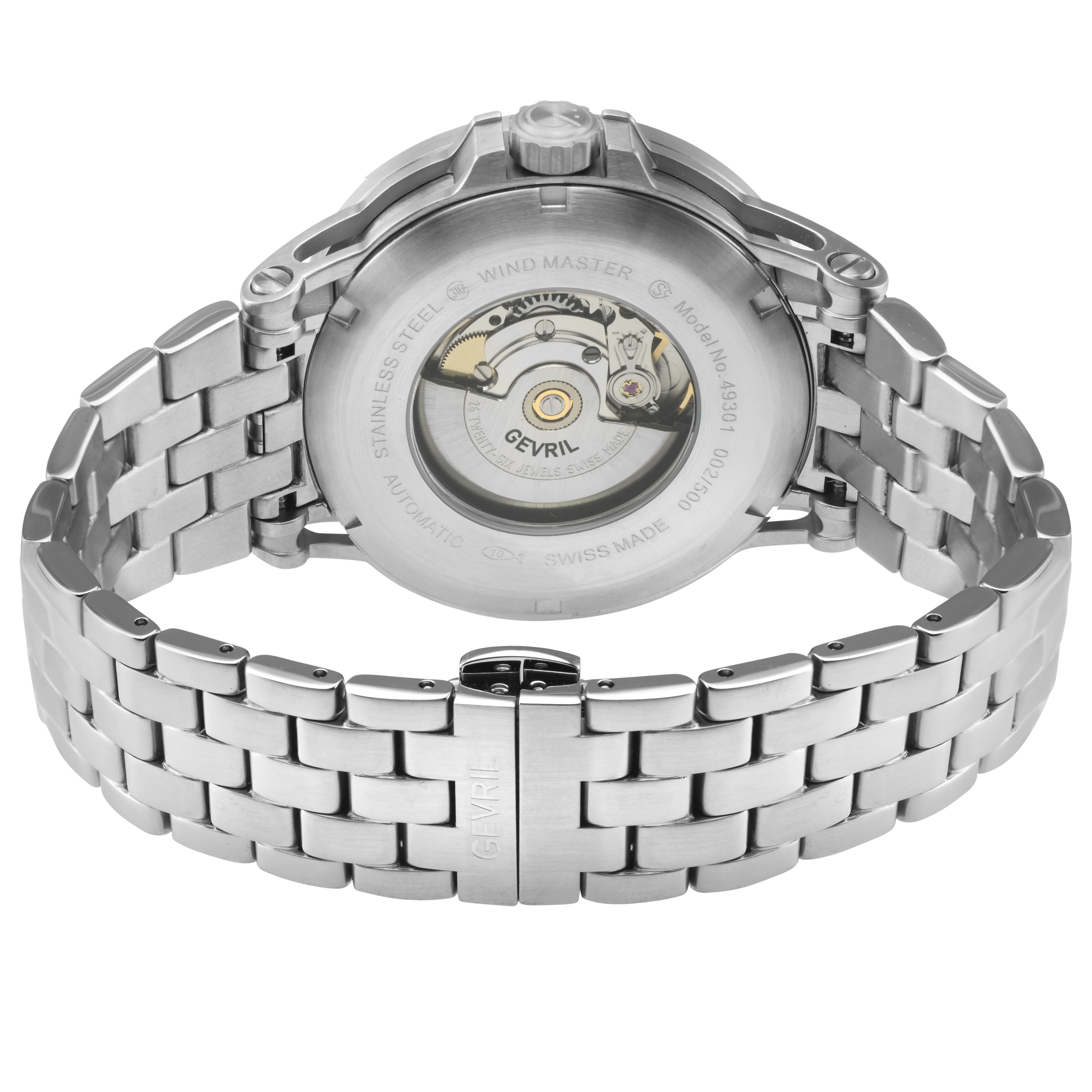 Wind Master Automatic Gevril Men's Automatic Wind Master Green Dial Stainless Steel Bracelet | Green Dial - Image 3