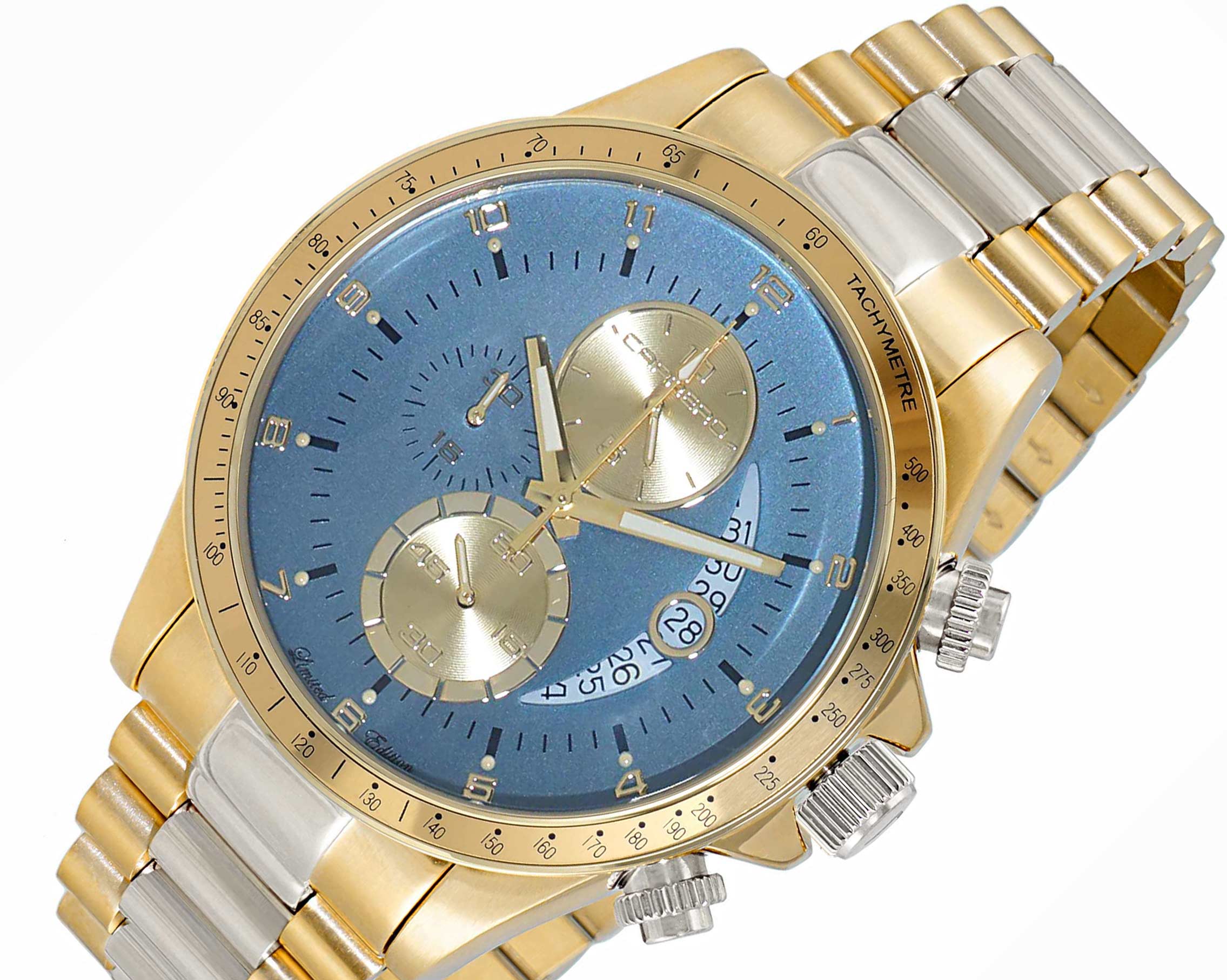 WINNER CIRCLE Blue / 2-Tone Gold | Blue and Gold Dial - Image 4