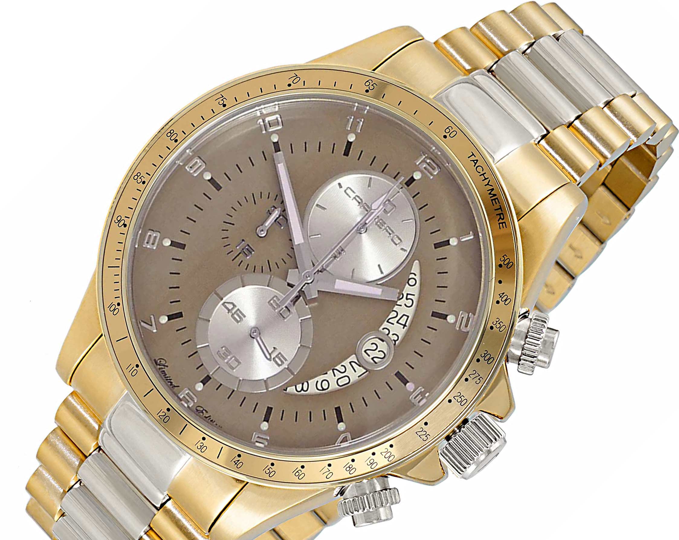WINNER CIRCLE Brown-Silver/2-Tone Gold | Brown Dial - Image 4