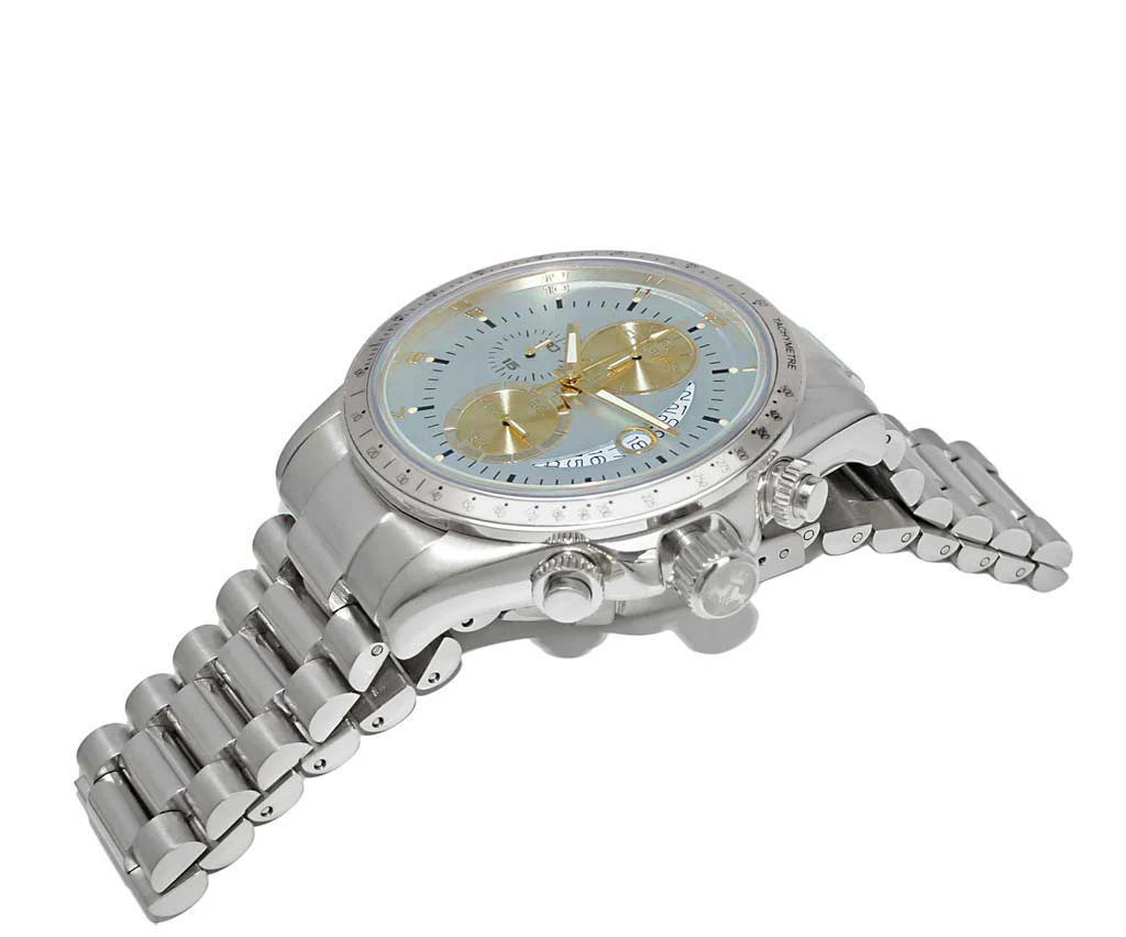 WINNER CIRCLE Yellow-Gold/Black - Silvertone | Light-blue Dial - Image 2