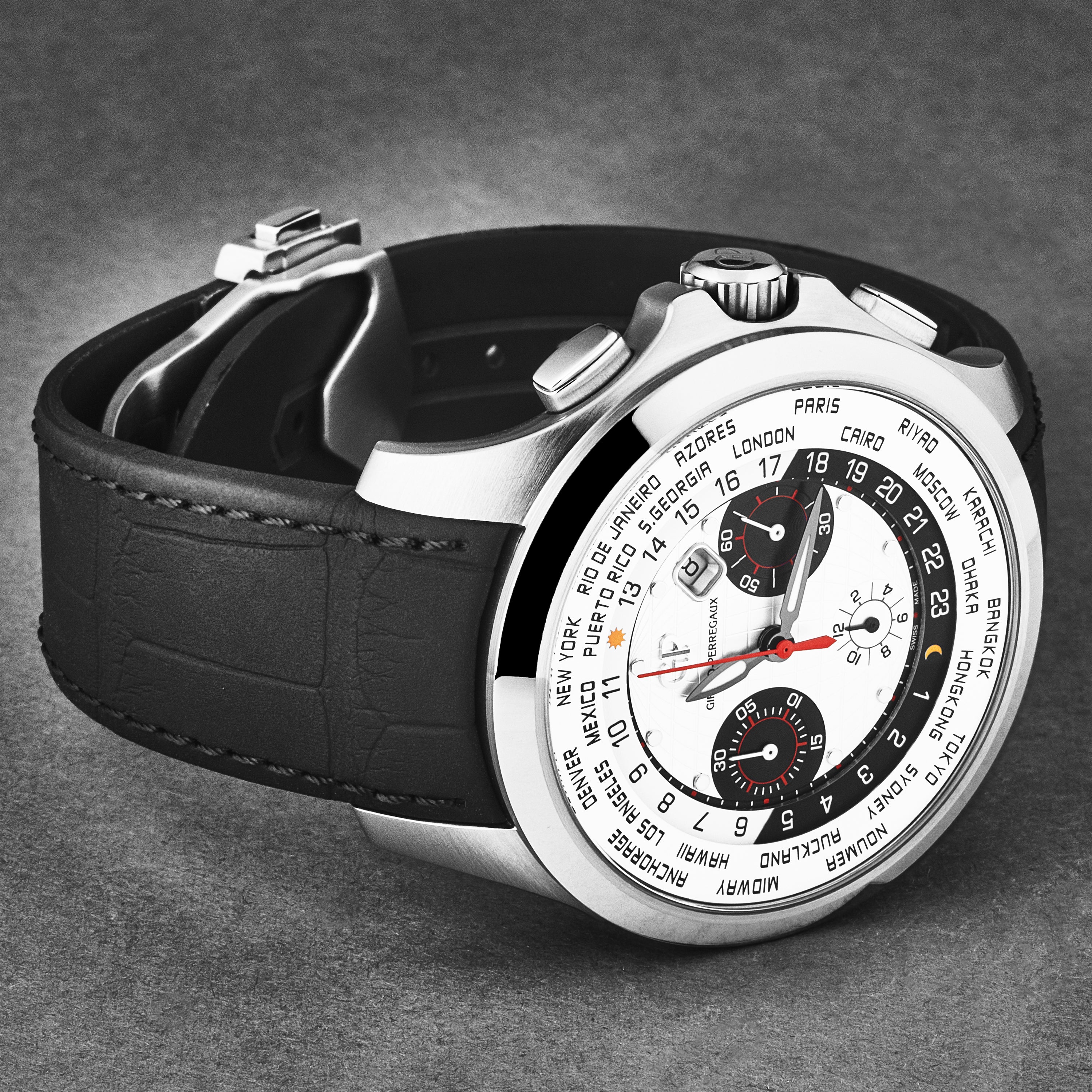 World Timer 4970011131BB6C / silver | Silver Dial - Image 2