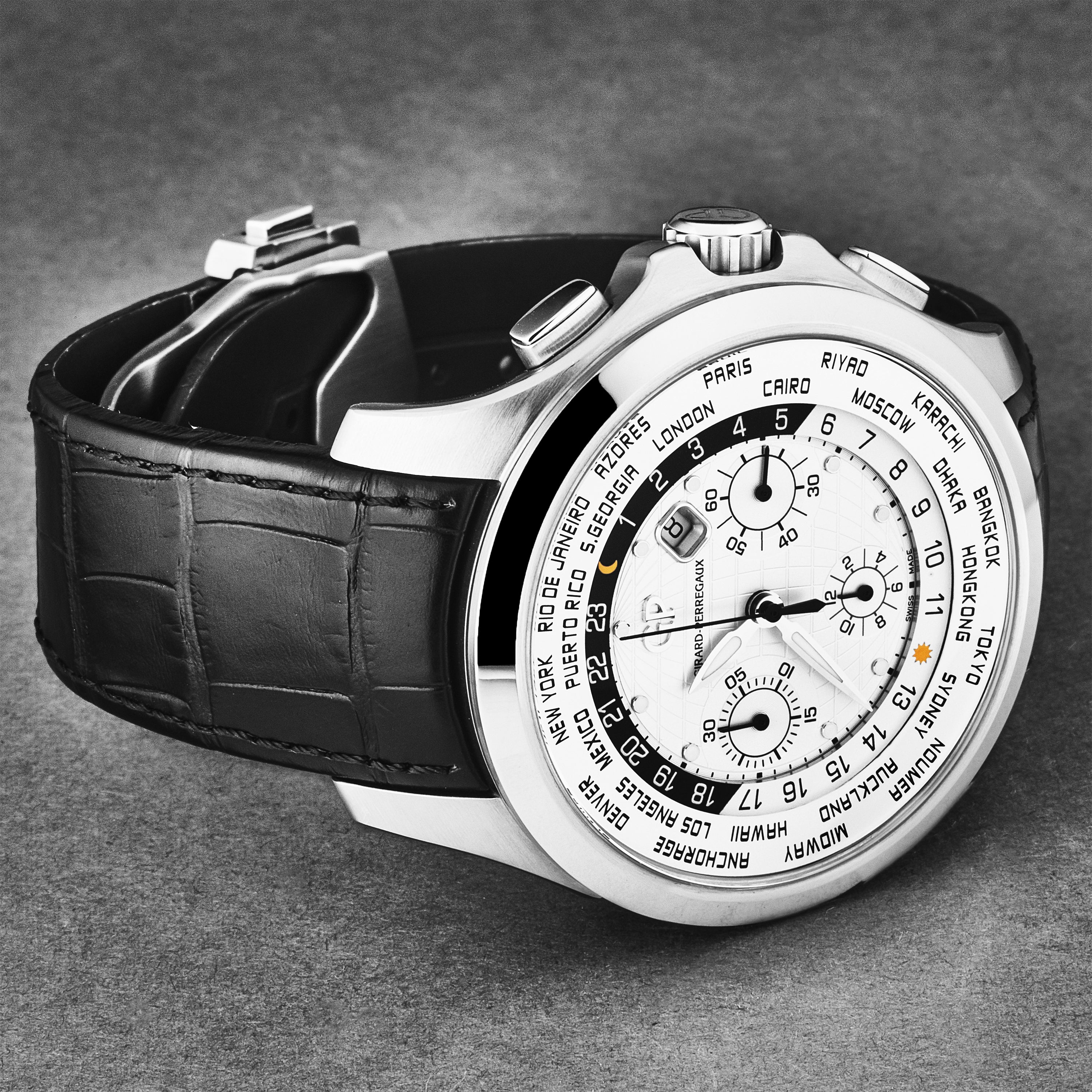 World Timer 4970011133BB6B / silver | Silver Dial - Image 2