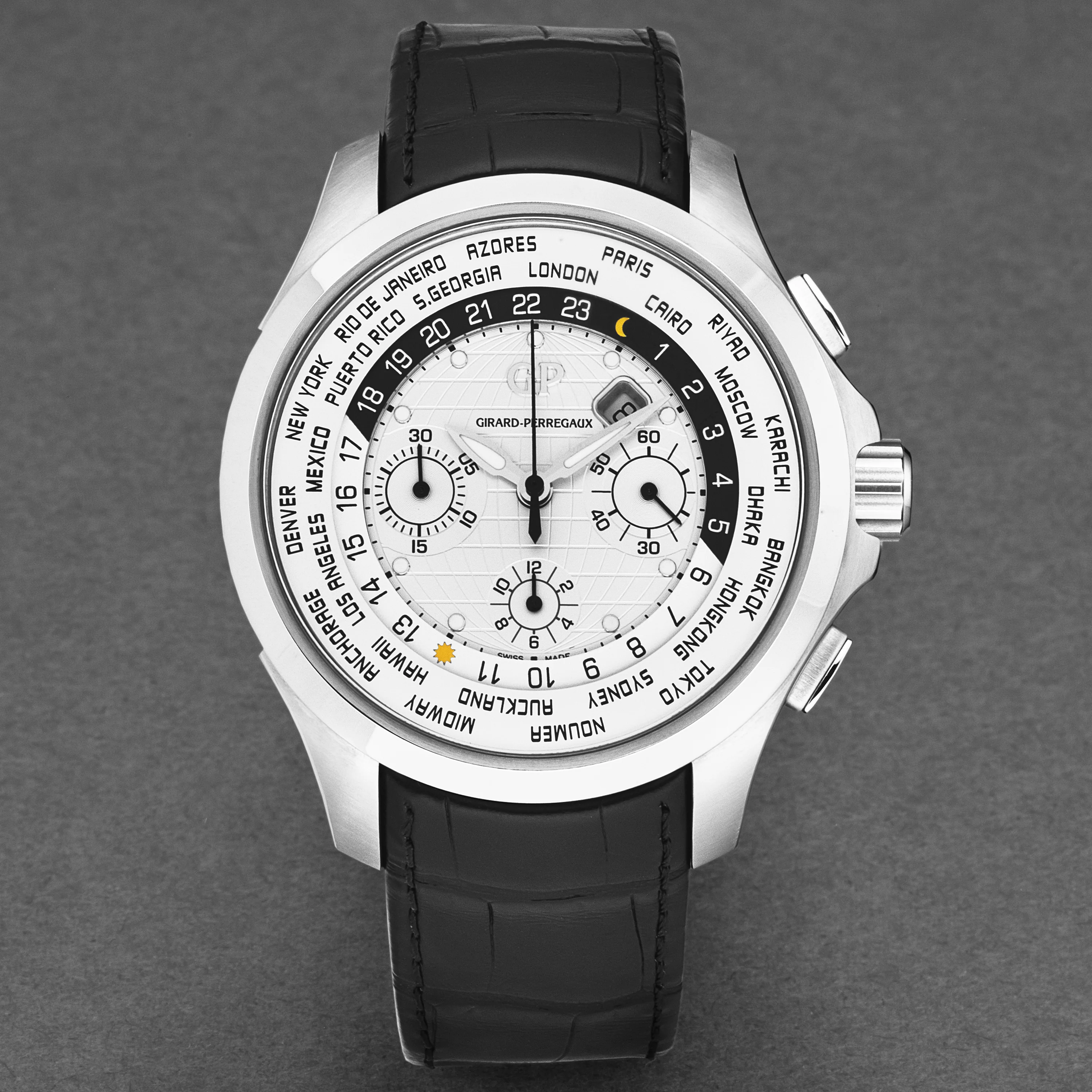 World Timer 4970011133BB6B / silver | Silver Dial - Image 3