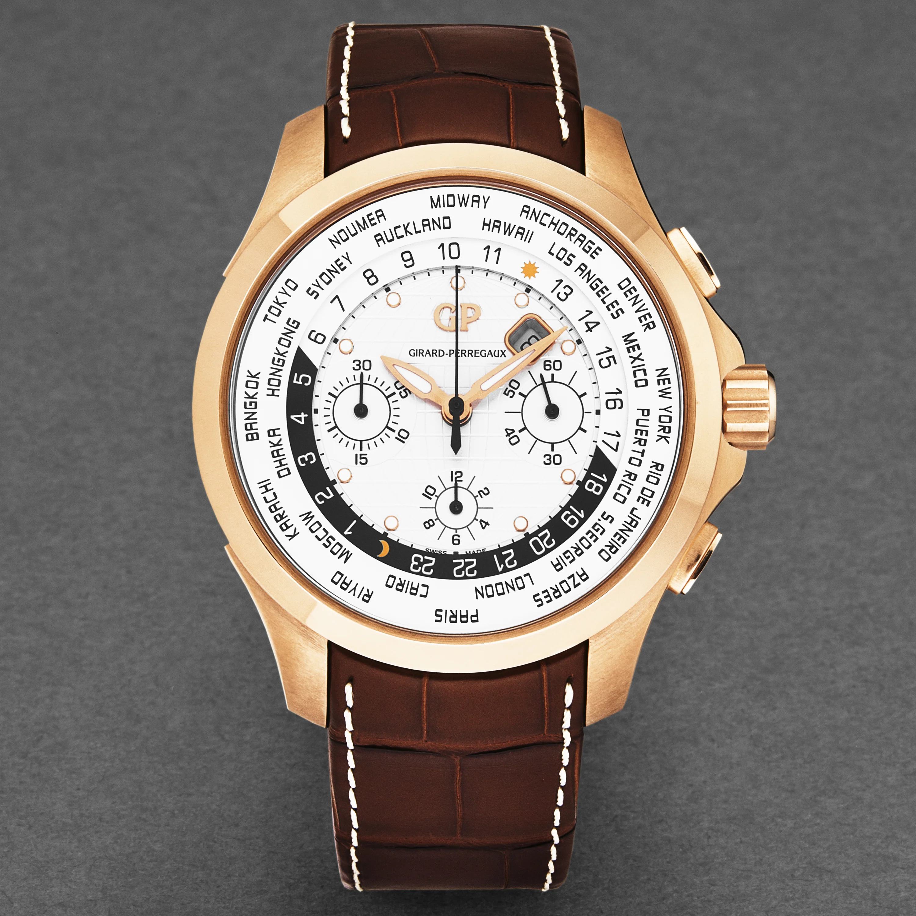 World Timer 4970052134BB6B / silver | Silver Dial - Image 4