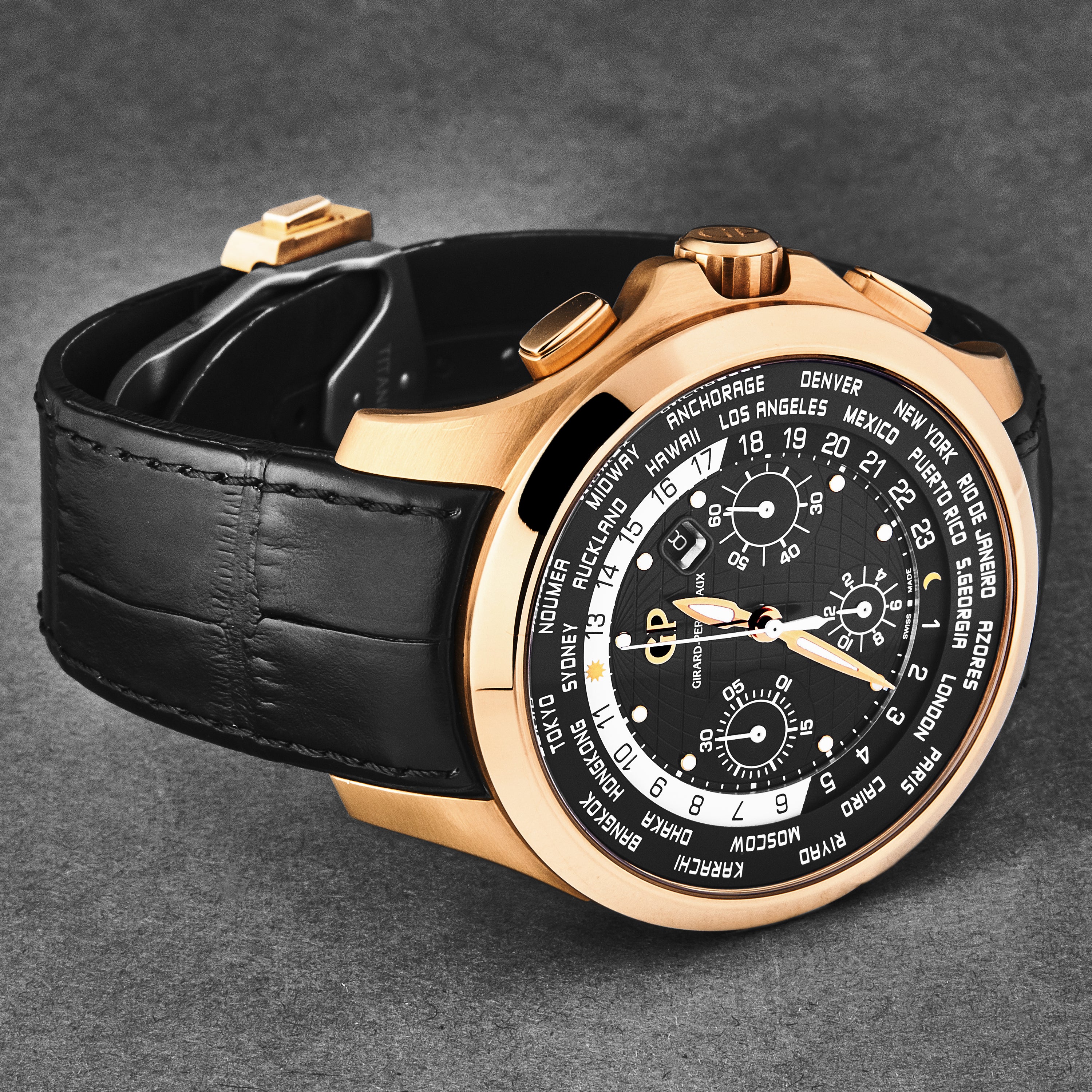 World Timer 4970052632BB6B / Black | Black Dial - Image 2