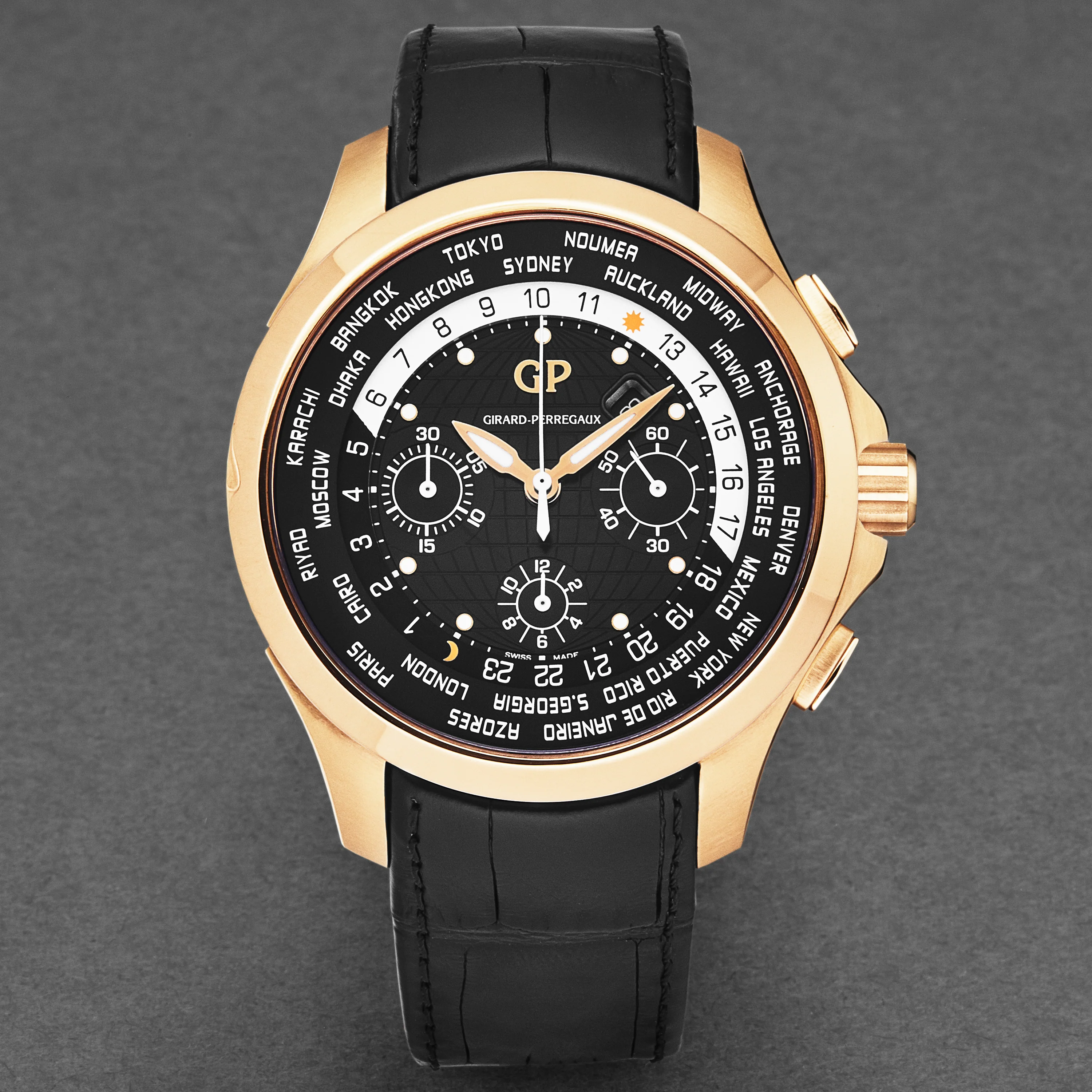 World Timer 4970052632BB6B / Black | Black Dial - Image 4