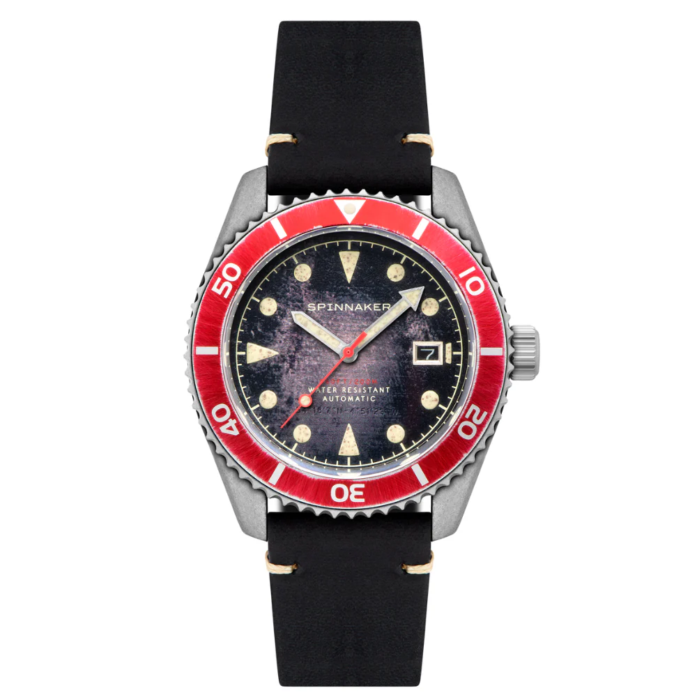 Wreck Red Ring & Gray / Leather | Black Dial - Image 34
