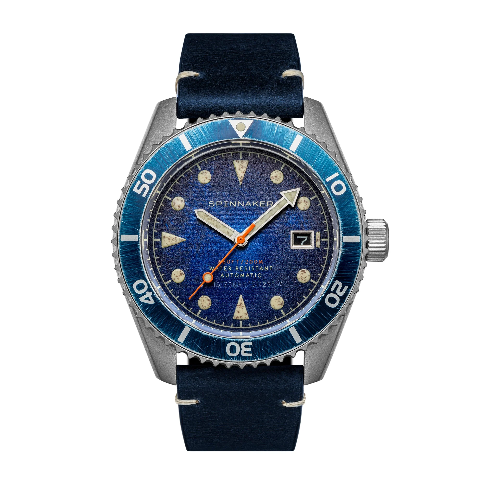 Wreck Blue Dial & Gray / Leather | Blue Dial - Image 4