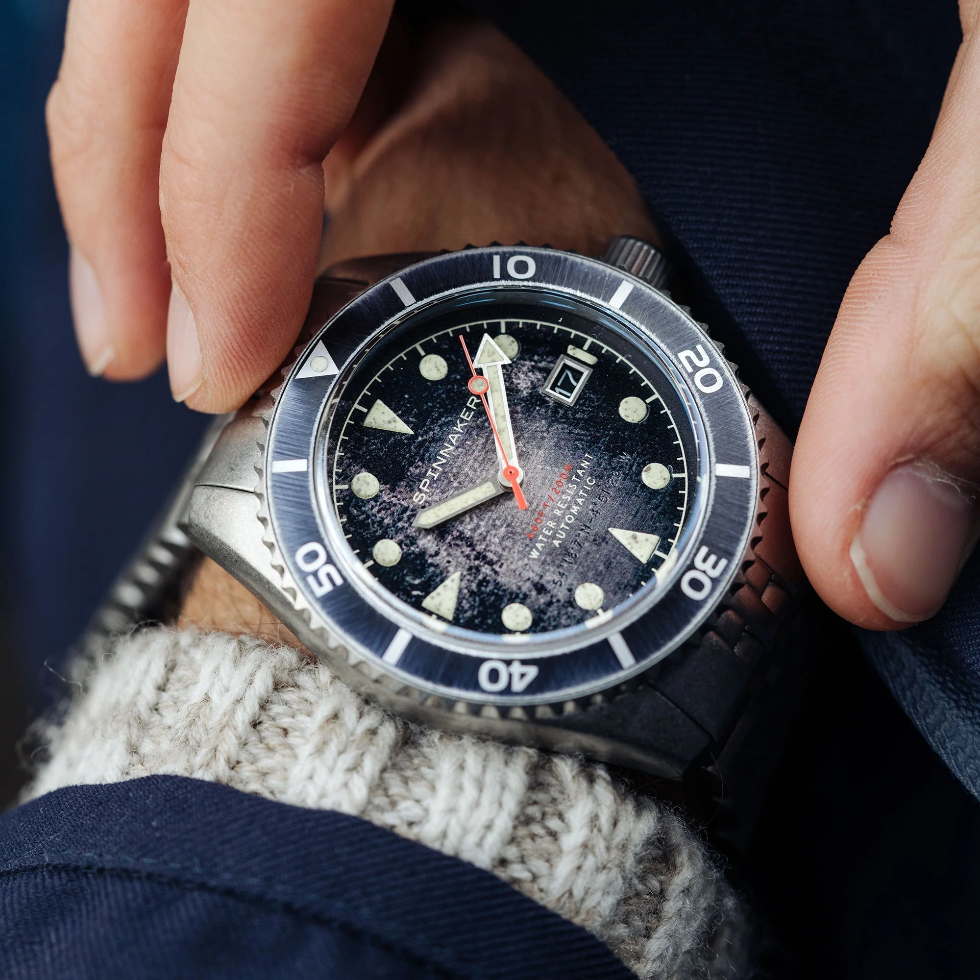 Wreck Black & Gray Dial / Stainless Steel | Black Dial - Image 4